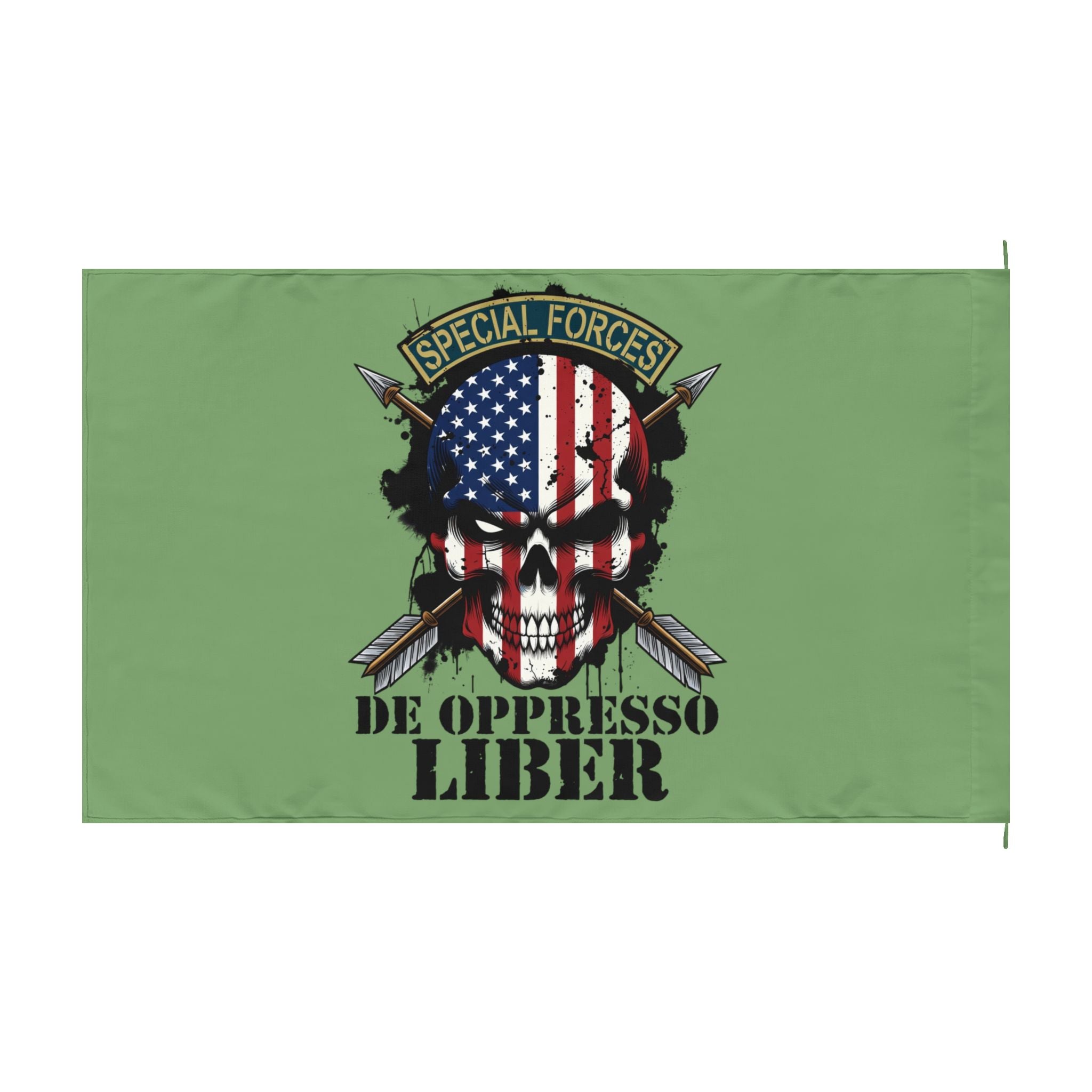 Special Forces De Oppresso Liber Skull Flag | Ironsight Syndicate