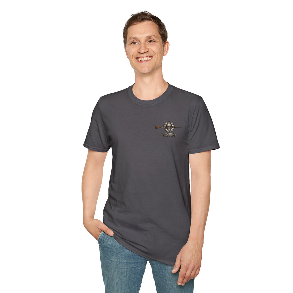 VA Knee Injury is not Service Connected T-Shirt | Ironsight Syndicate