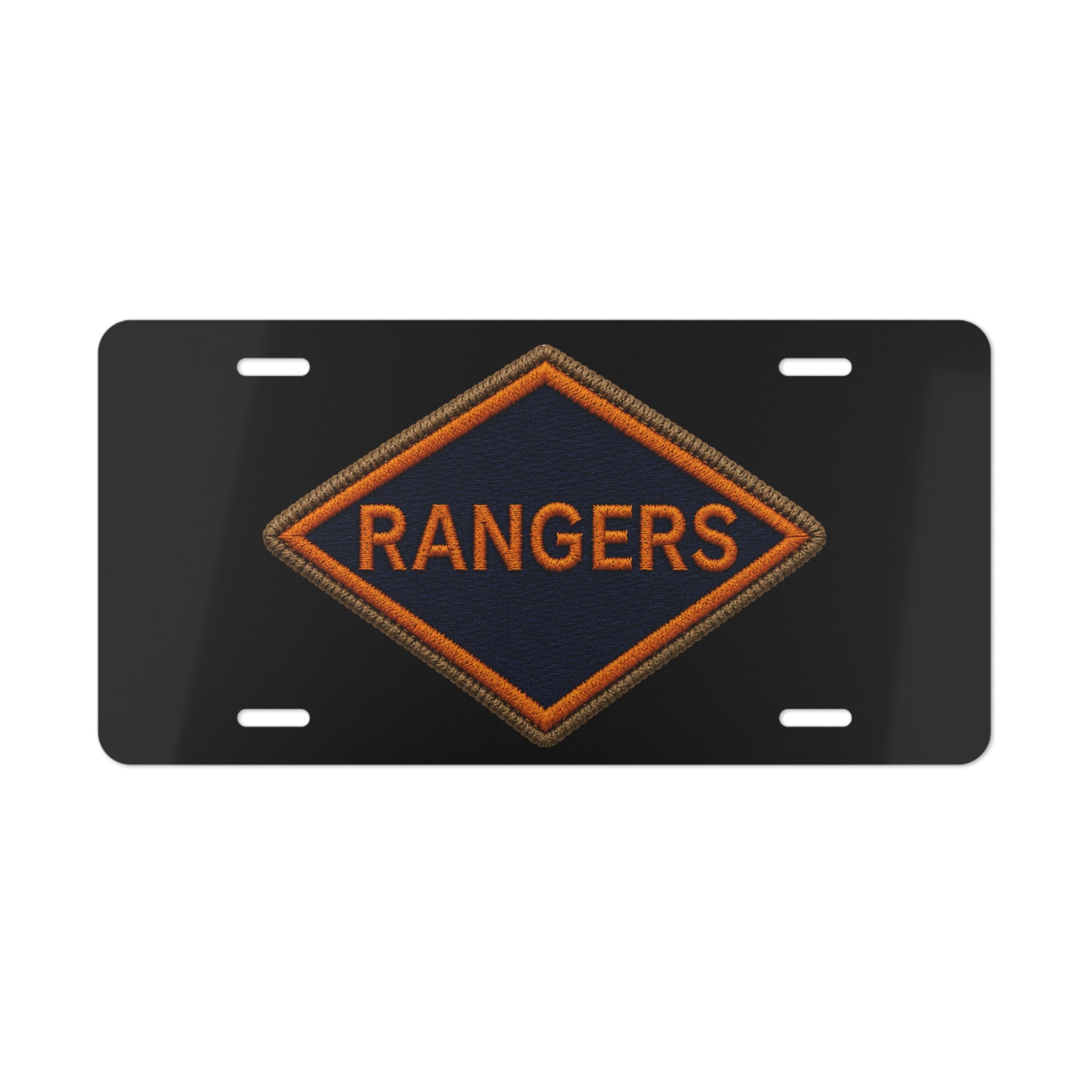 Vintage Rangers Diamond Vanity License Plate