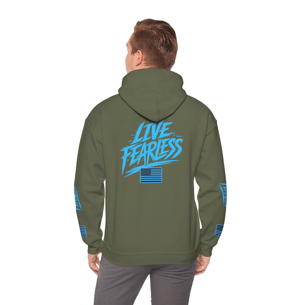 Live Fearless Hoodie | Premium Heavy Weight-Military-Inspired Patriotic Hoodie | Ironsight Syndicate