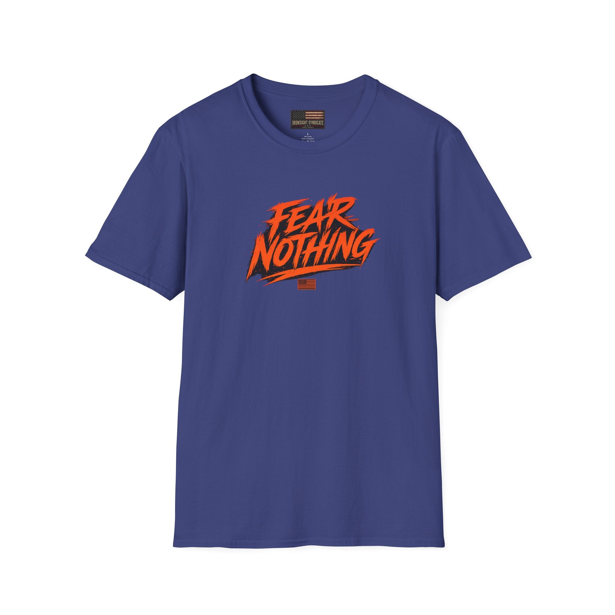 Fear Nothing (Orange) Military-Inspired Graphic T-Shirt - S/M/L/XL/2XL/3XL | Ironsight Syndicate