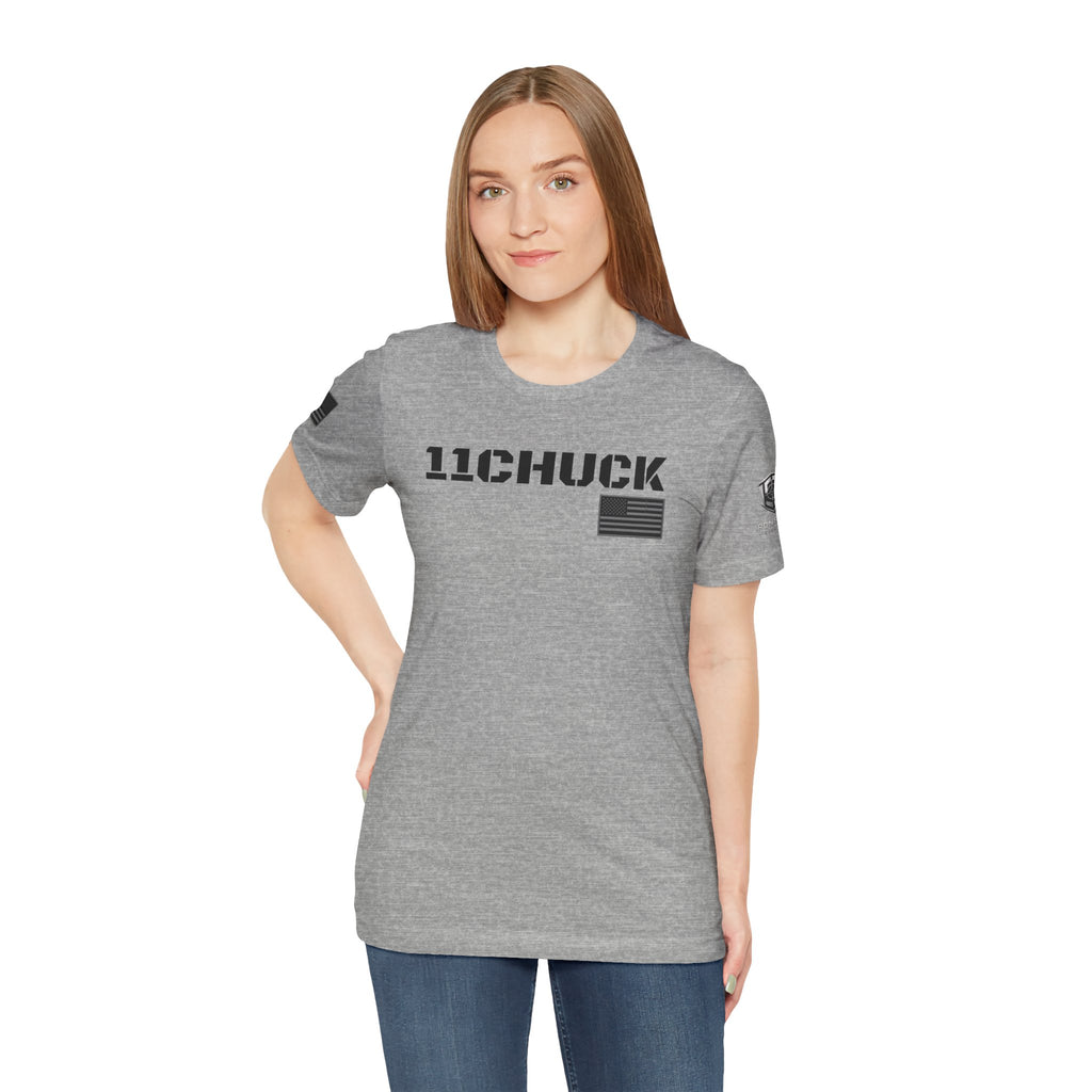 11Chuck Indirect Fire Infantryman Inspired Patriotic T-Shirt