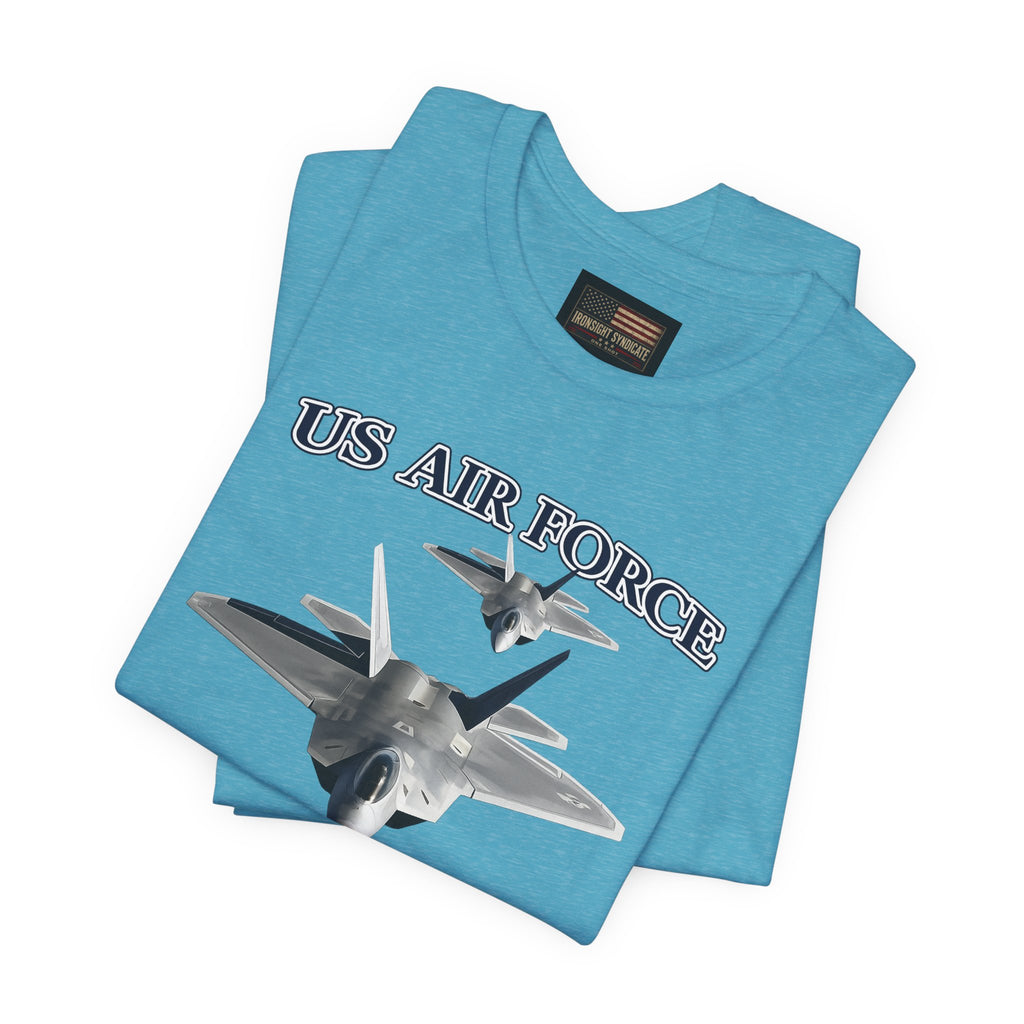 F-22 Raptor USAF Stealth Fighter Jet Graphic Tee – Premium Air Force Pride T-Shirt for Veterans & Active Duty
