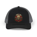 Devil Dog Skull Trucker Cap - Vintage Military Snapback