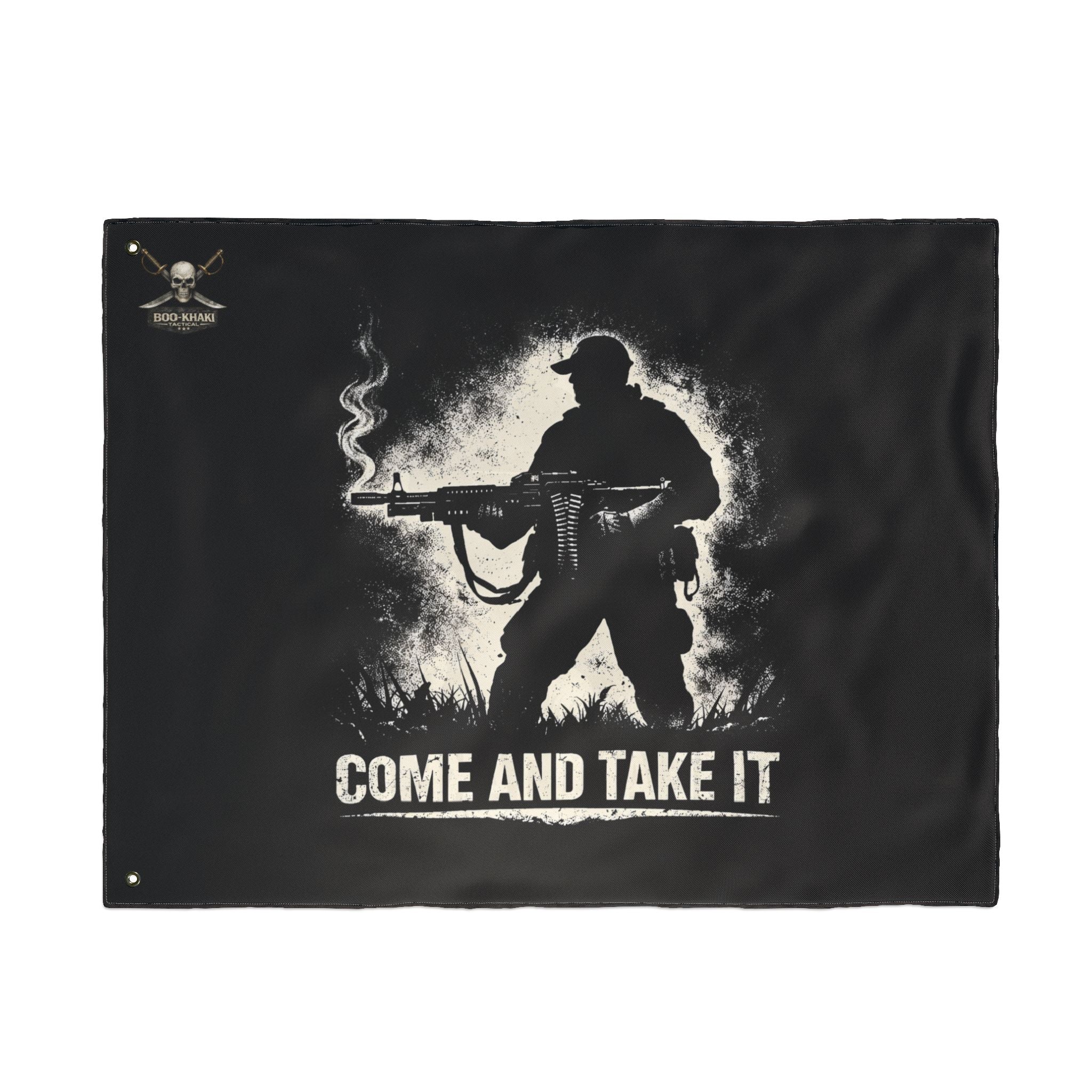 Come and Take It Flag — Double-Sided Military Soldier Banner