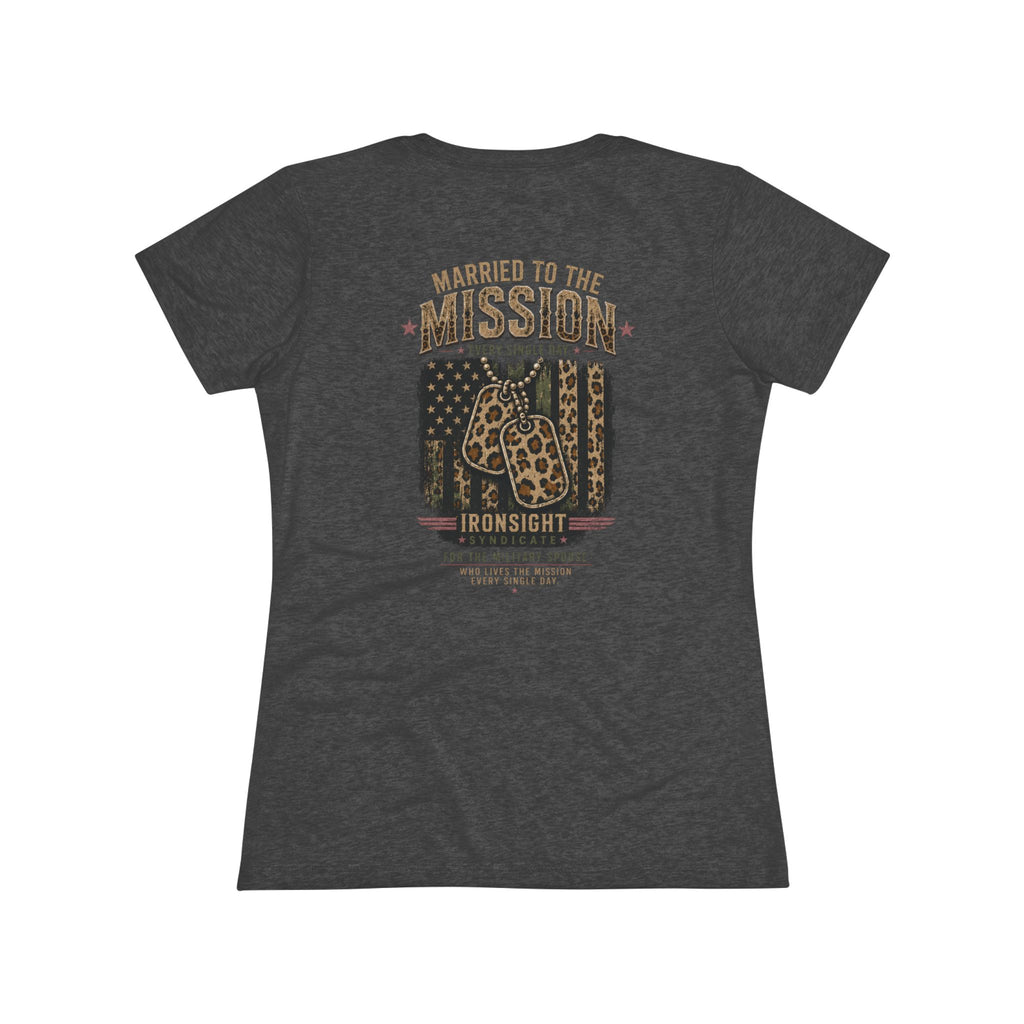 Married to the Mission Tee — Women's Military Spouse Graphic Shirt