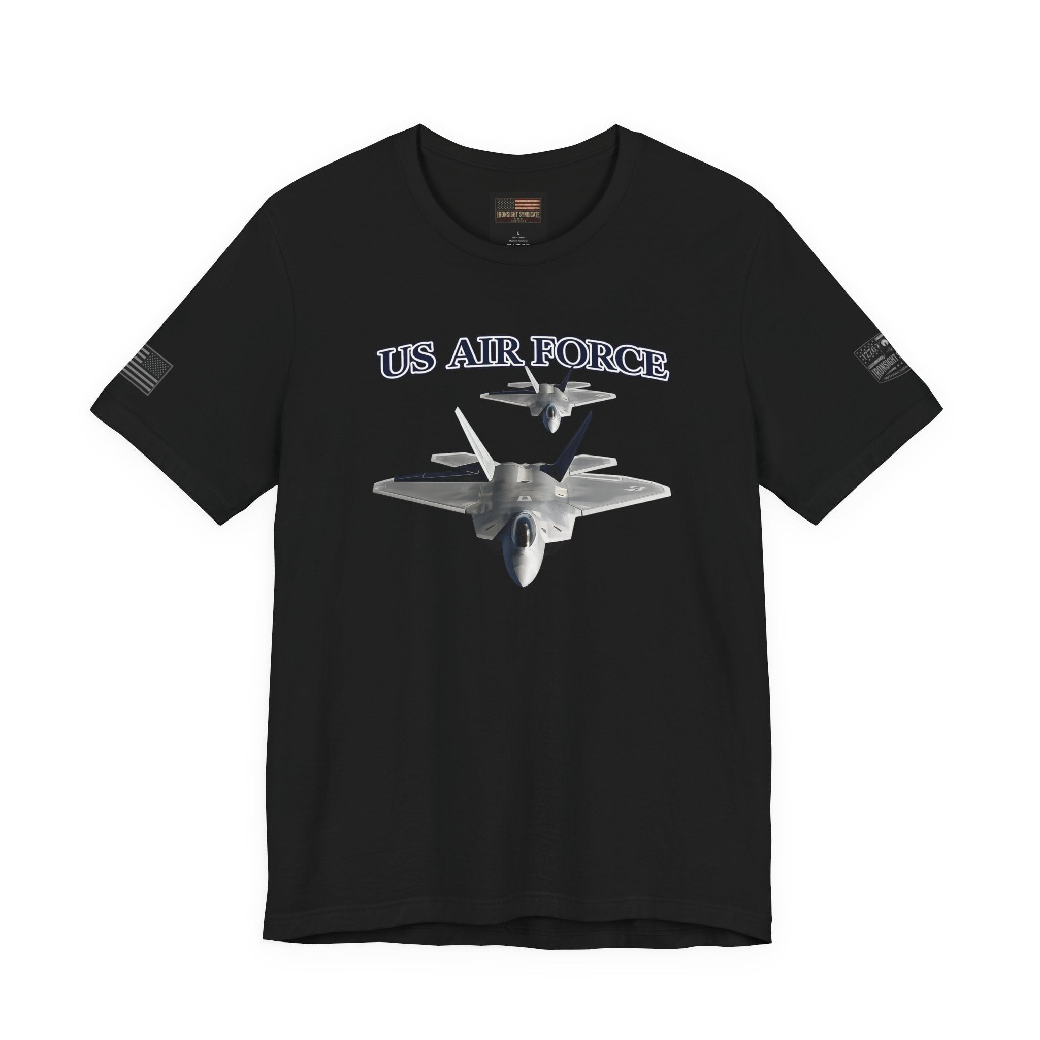 F-22 Raptor USAF Stealth Fighter Jet Graphic Tee – Premium Air Force Pride T-Shirt for Veterans & Active Duty