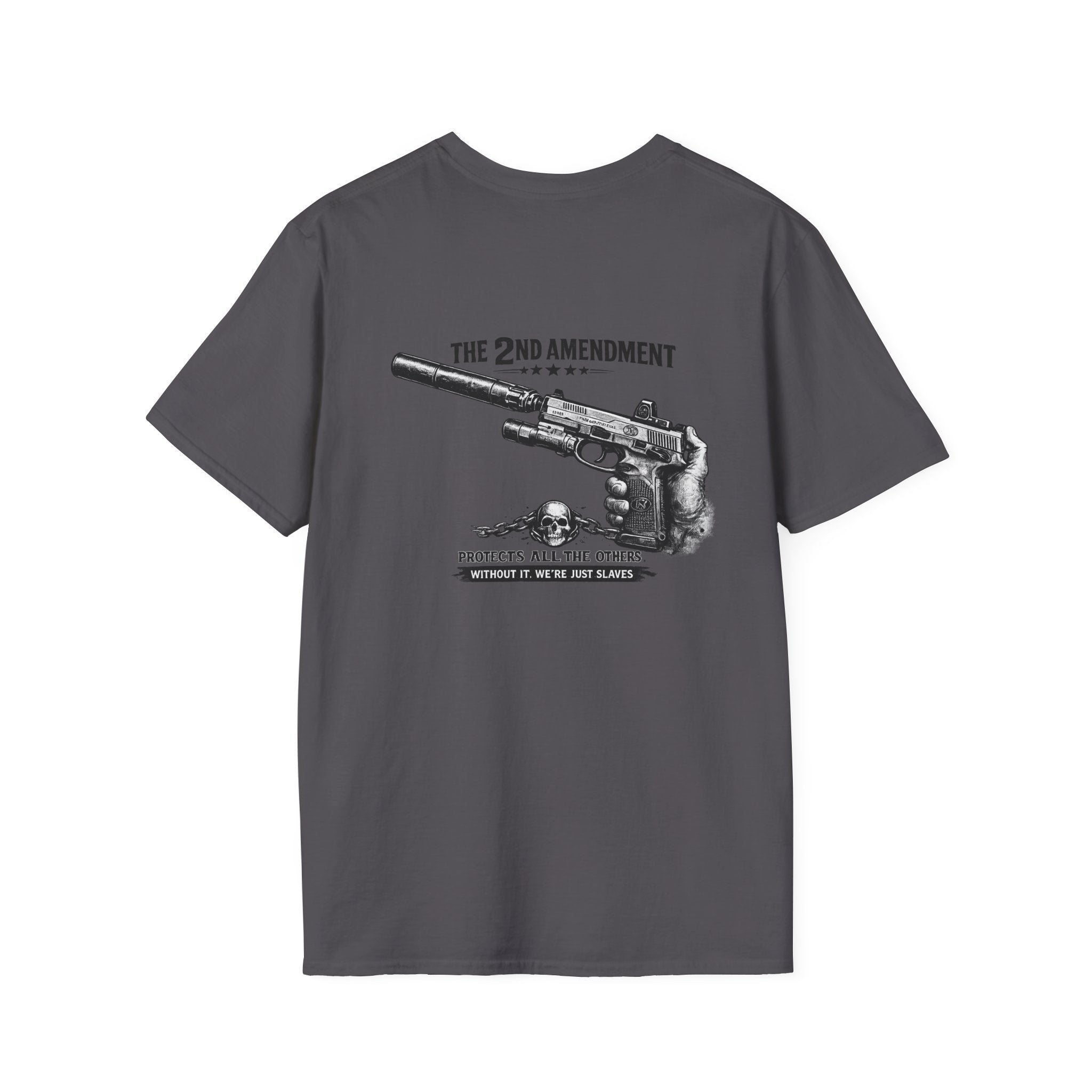 2nd Amendment T-Shirt | Patriotic Military Graphic Tee for Veterans & Patriots, Adult (13 and up), unisex