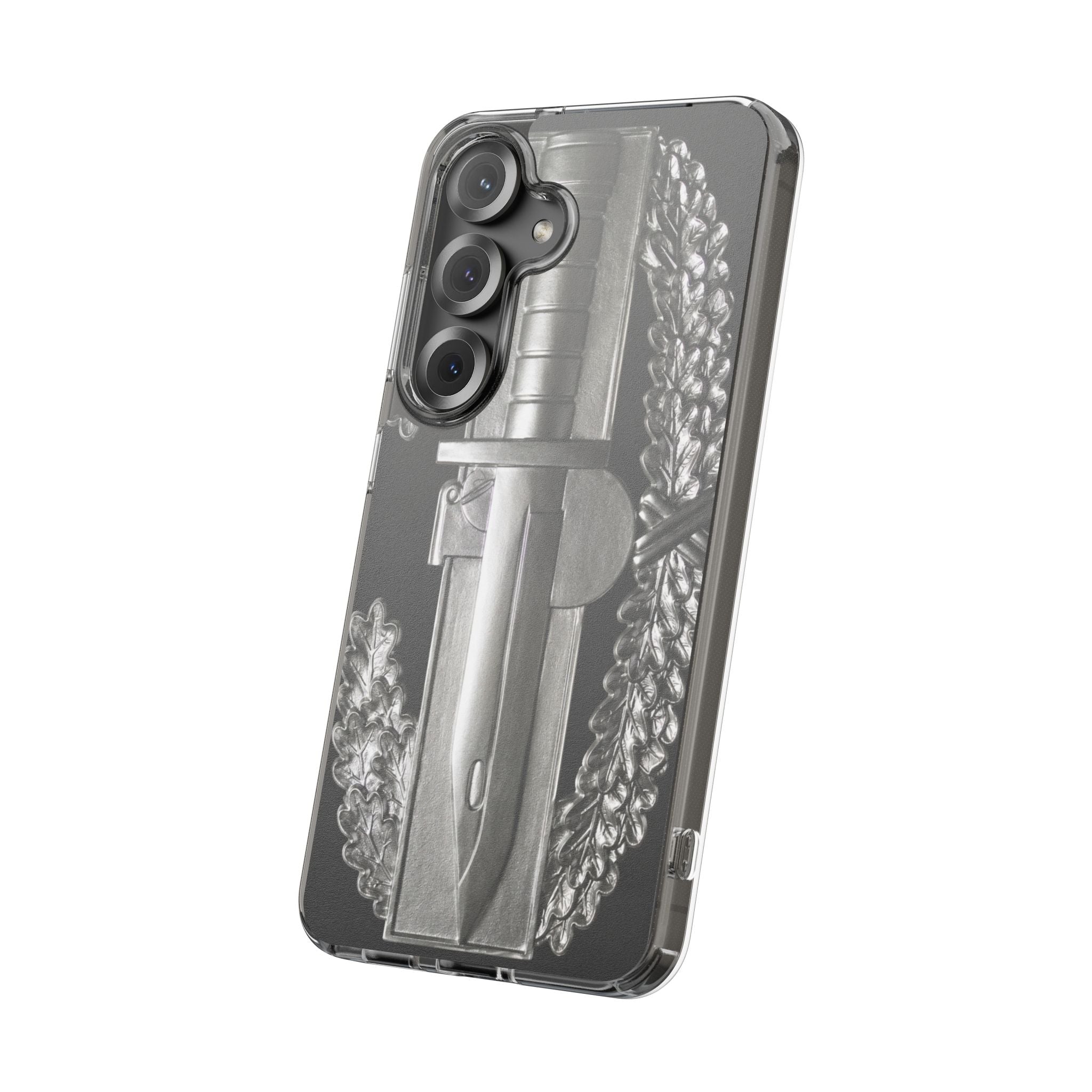 Army Combat Action Badge Clear Impact-Resistant Phone Case