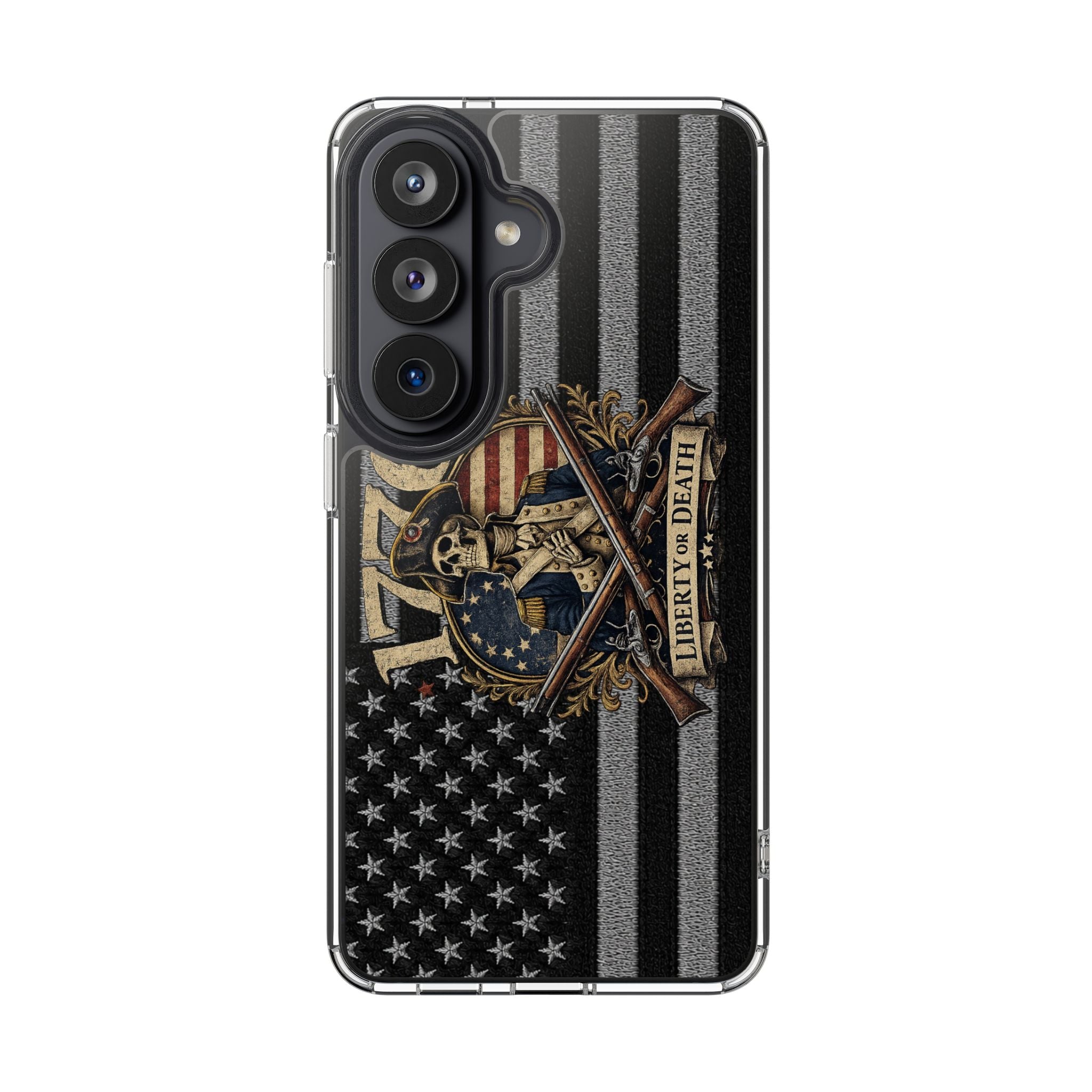 1776 commemorative Clear Impact-Resistant Phone Case