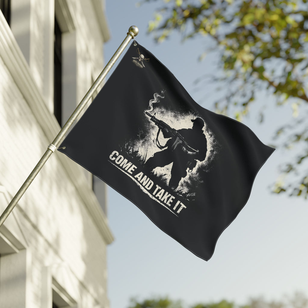 Come and Take It, Battle of Gonzalez, TX Flag — | Patriotic War Banner for Veterans & Patriots