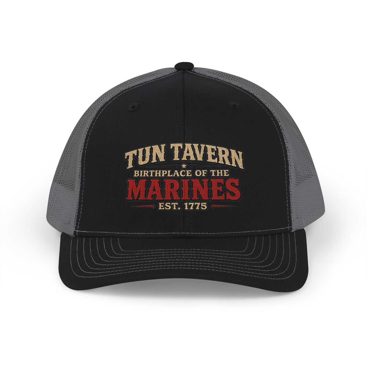 Tun Tavern, Birthplace of the Marines Trucker Cap - Vintage Military Snapback