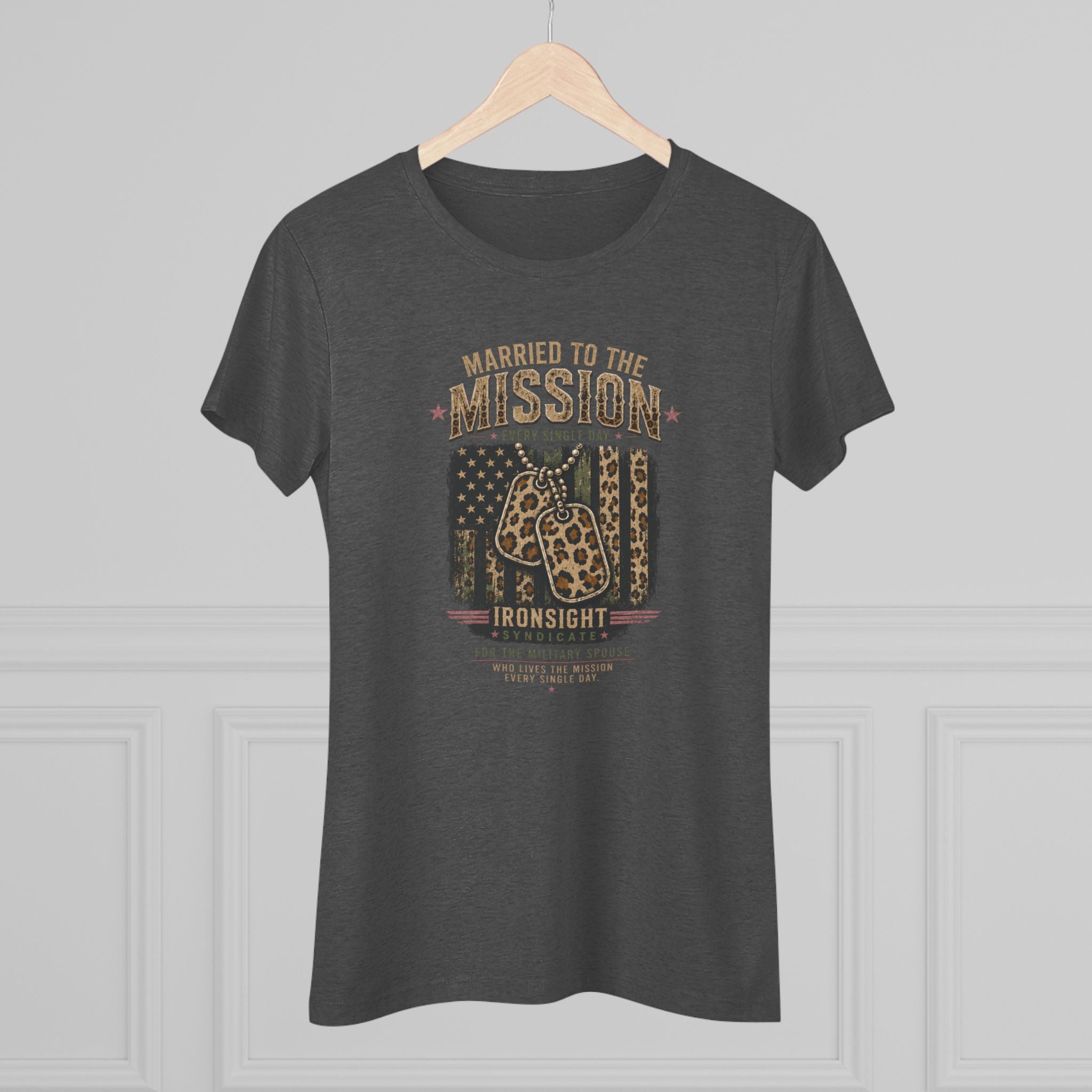 Married to the Mission Tee — Women's Military Spouse Graphic Shirt