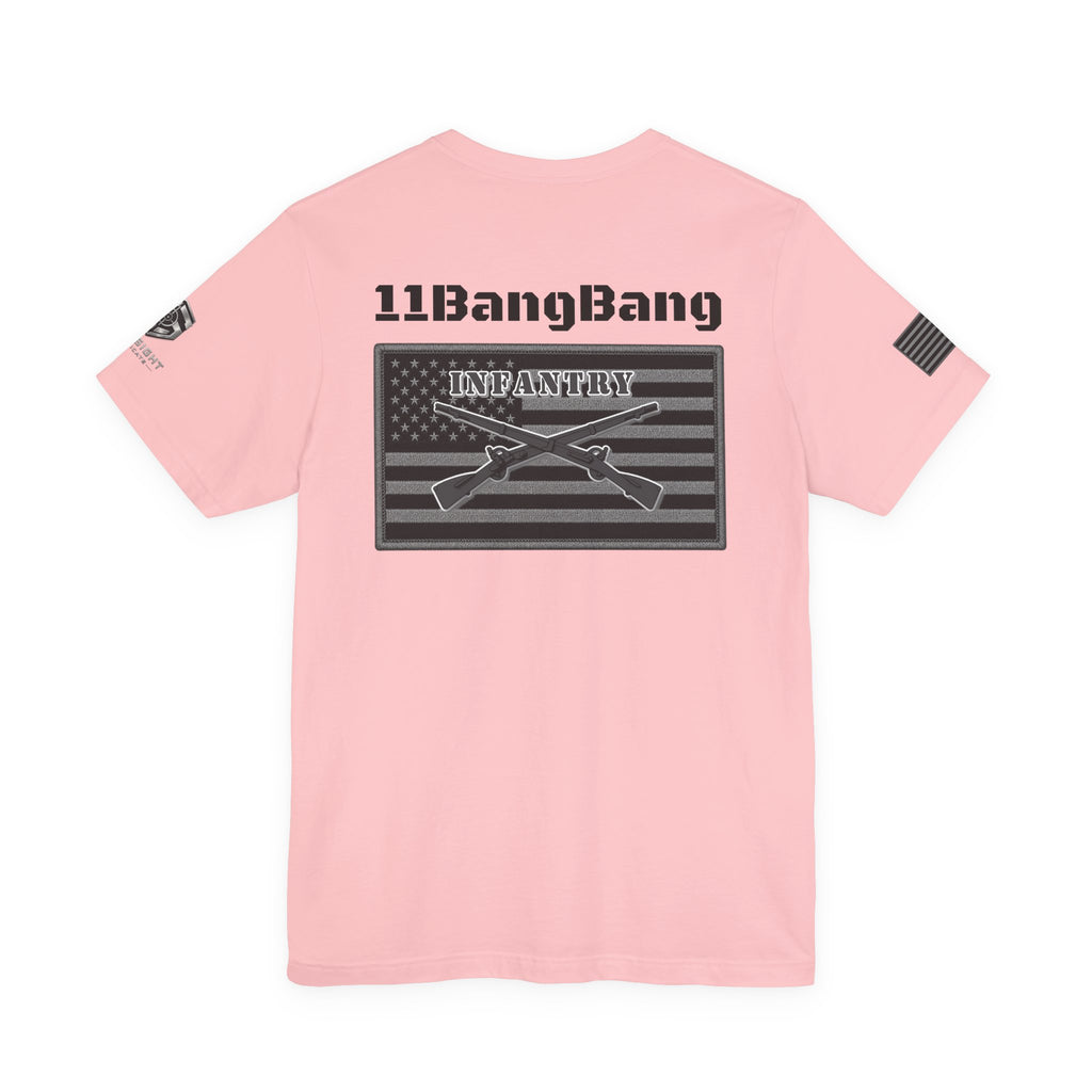 11BangBang Infantry Inspired Patriotic T-Shirt