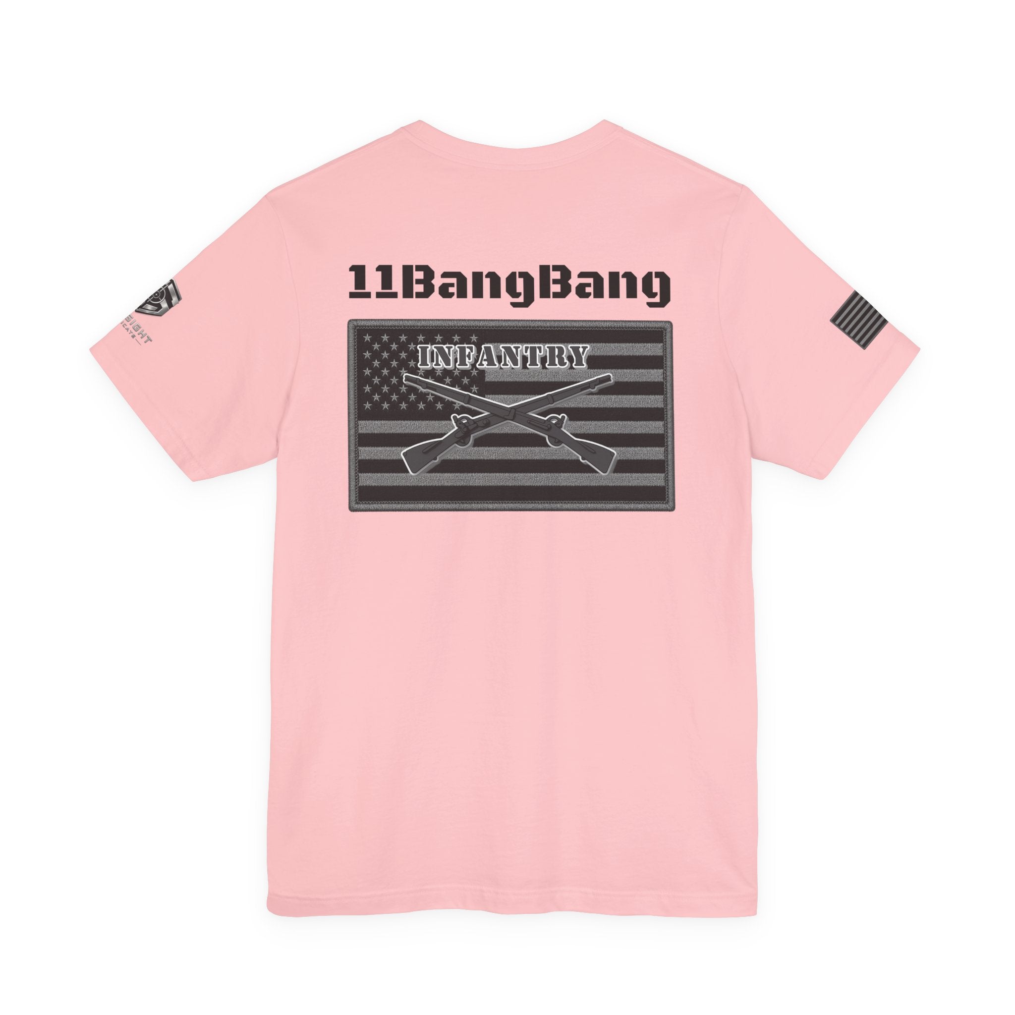 11BangBang Infantry Inspired Patriotic T-Shirt