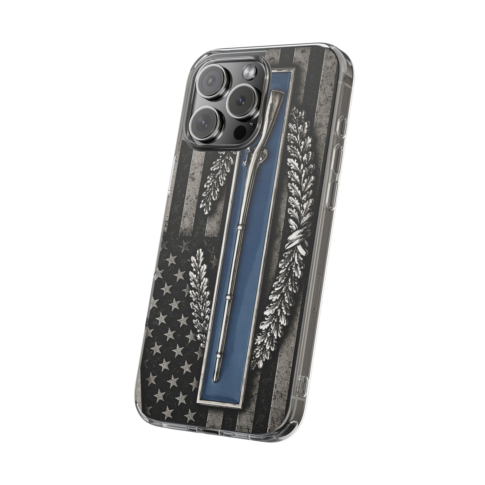 Combat Infantryman Badge Clear Impact-Resistant Phone Case