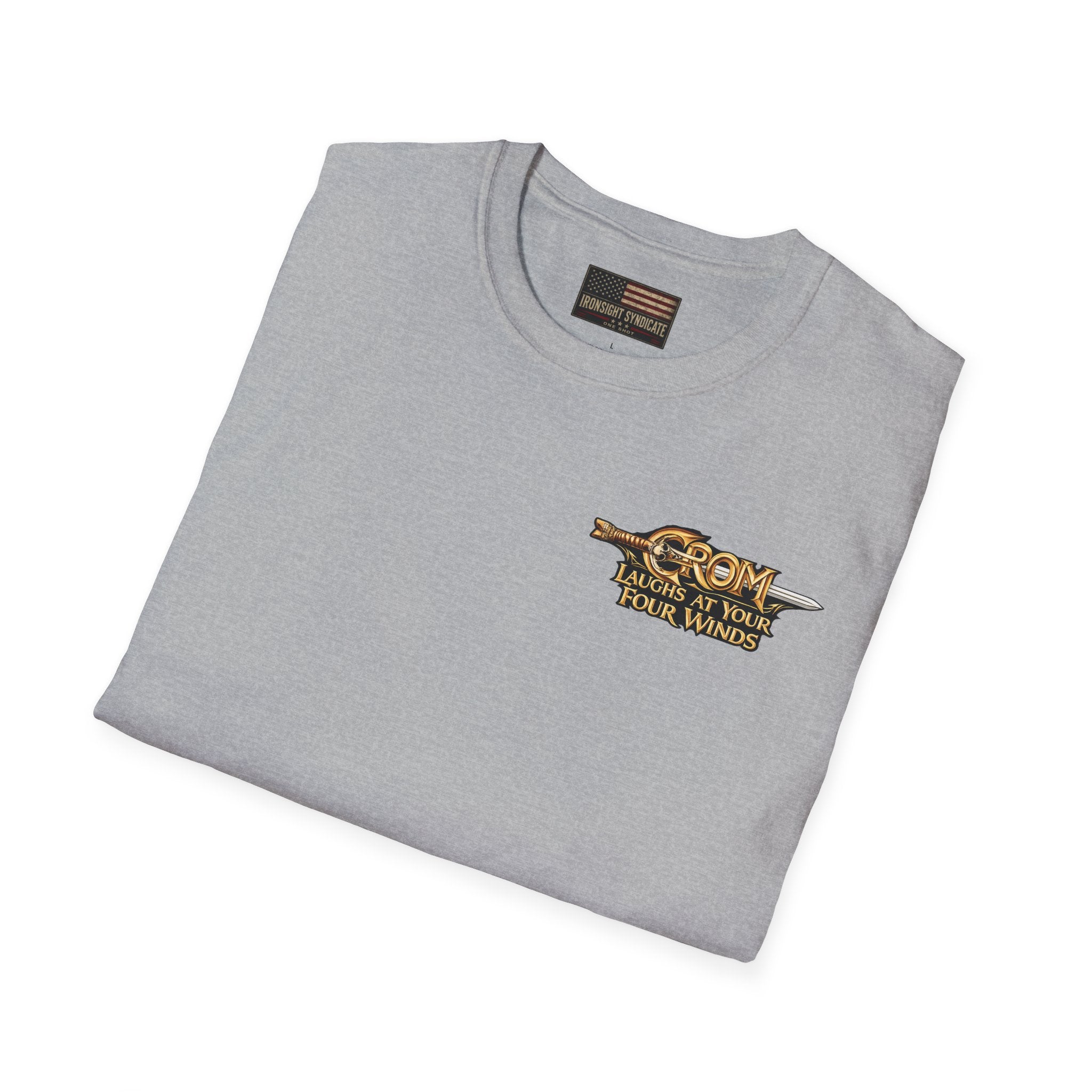 Crom Laughs at Your Four Winds- Conan the Barbarian Inspired T-shirt