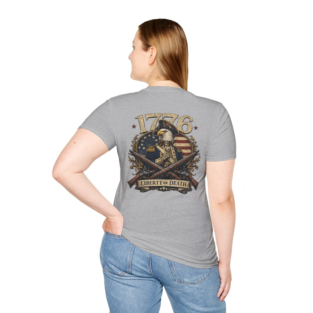 Bald Eagle 1776 Liberty or Death Tee