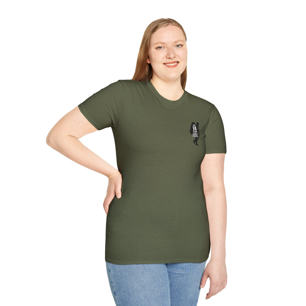 You Survived the War, Good Luck with the Paperwork T-Shirt (Black Graphic)