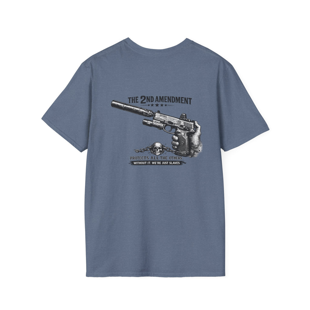 2nd Amendment T-Shirt | Patriotic Military Graphic Tee for Veterans & Patriots, Adult (13 and up), unisex