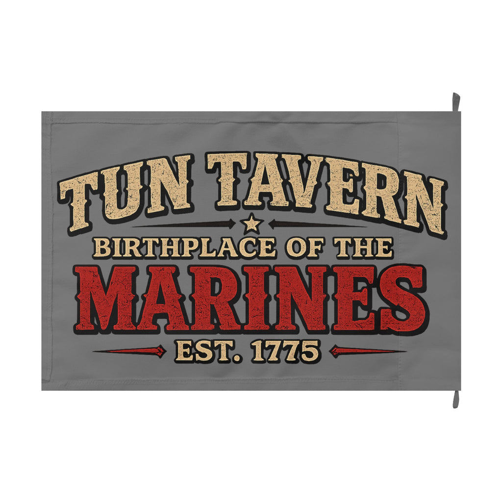 Tun Tavern Marine Corps Flag — Double-Sided Military Banner