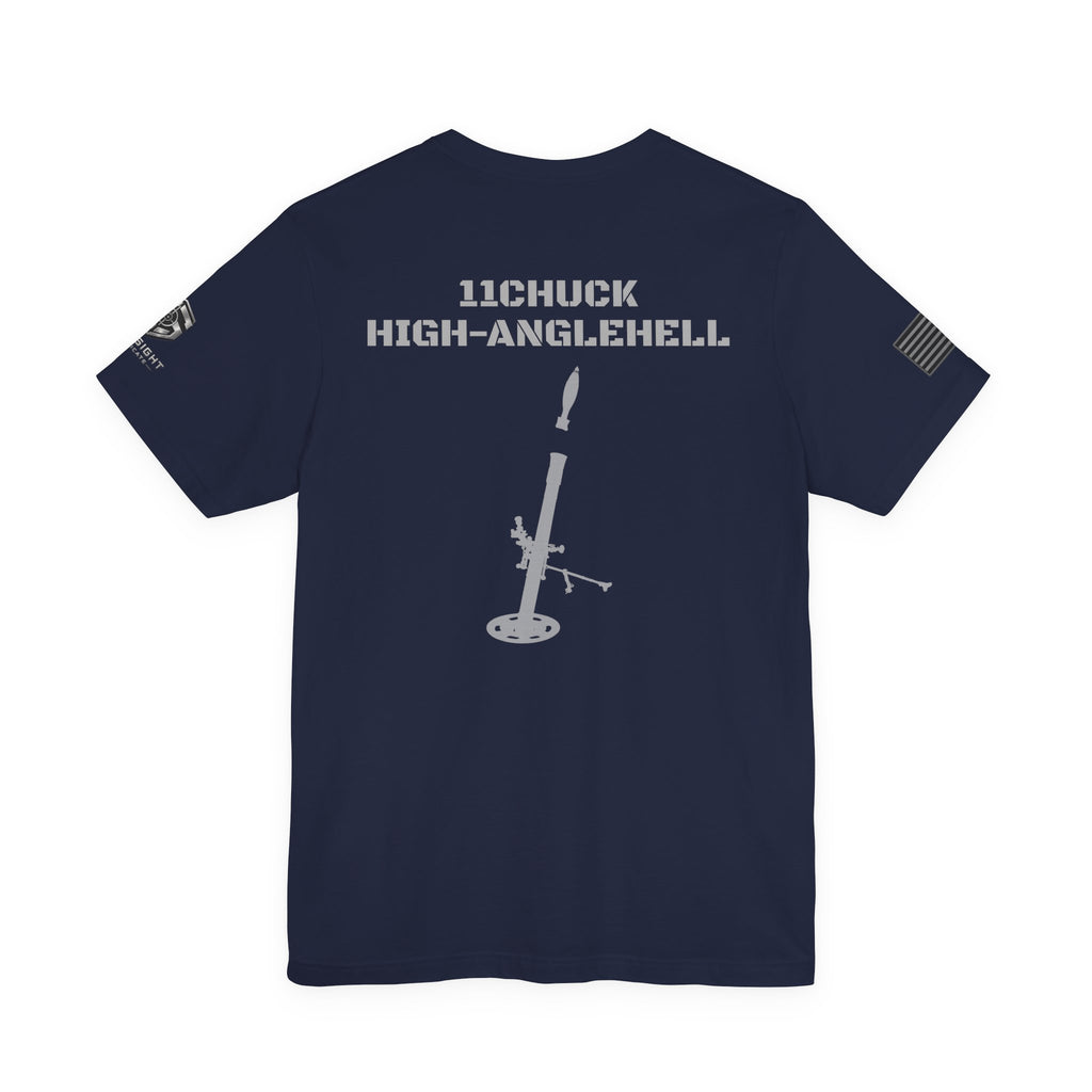 11Chuck Indirect Fire Infantryman Inspired Patriotic T-Shirt