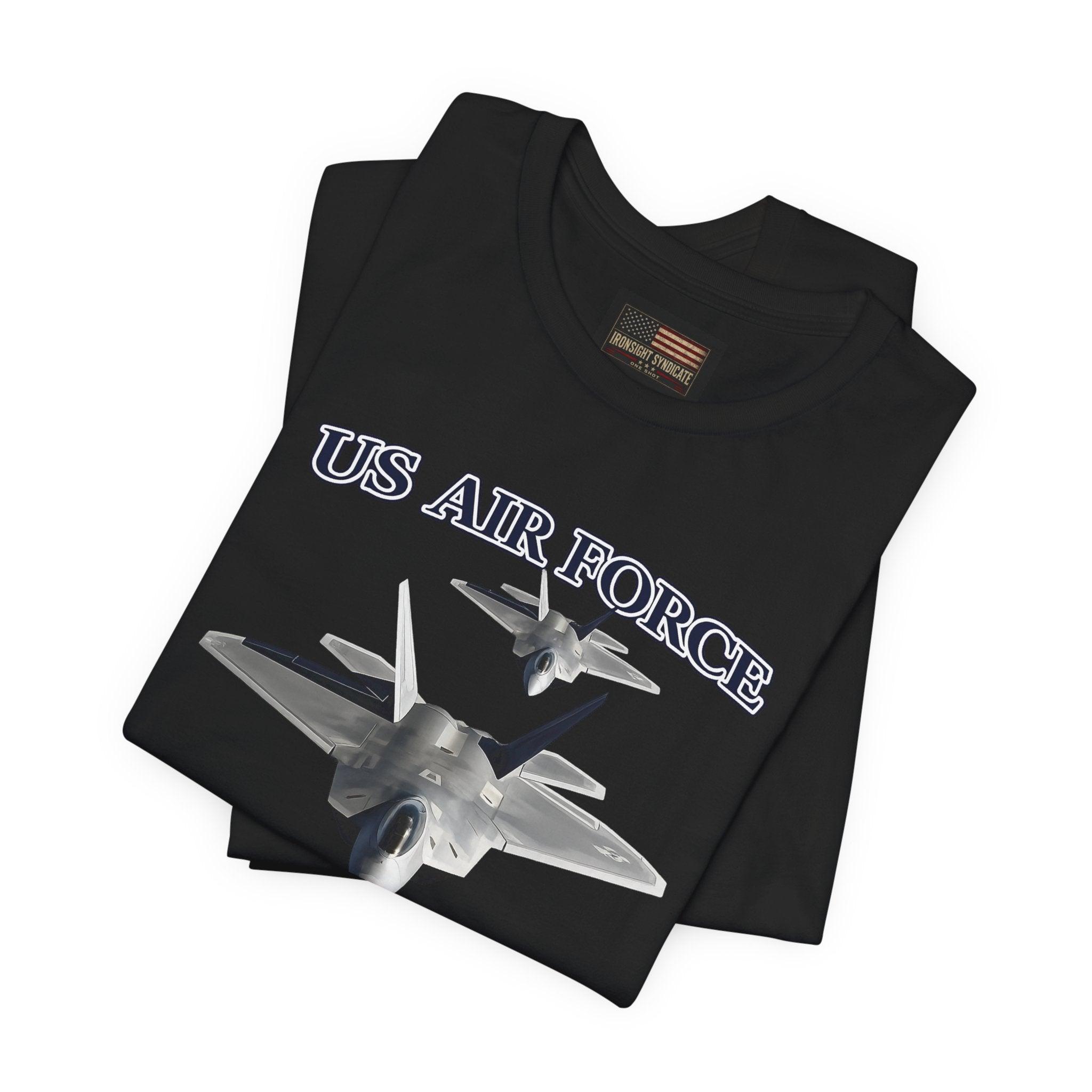 F-22 Raptor USAF Stealth Fighter Jet Graphic Tee – Premium Air Force Pride T-Shirt for Veterans & Active Duty