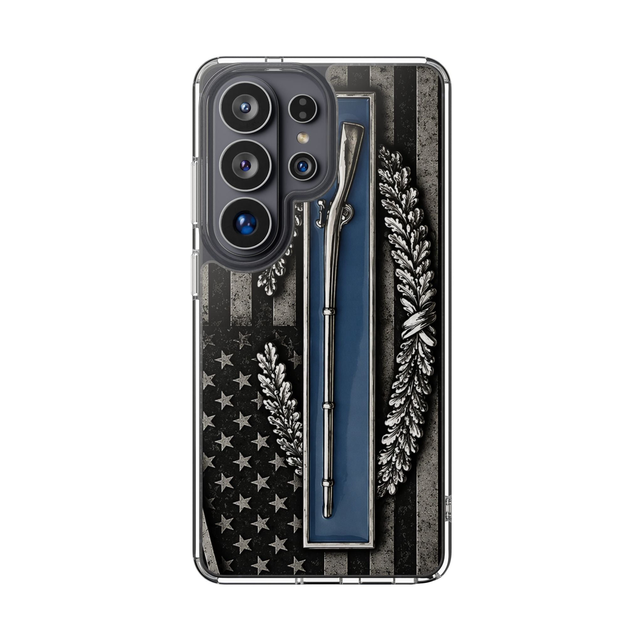 Combat Infantryman Badge Clear Impact-Resistant Phone Case