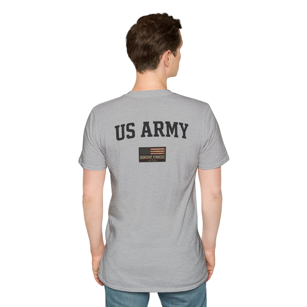 Fort Benning Athletic Tee  Ironsight Syndicate | Patriotic Military Graphic Tee for Veterans & Patriots, Adult (13 and up), unisex