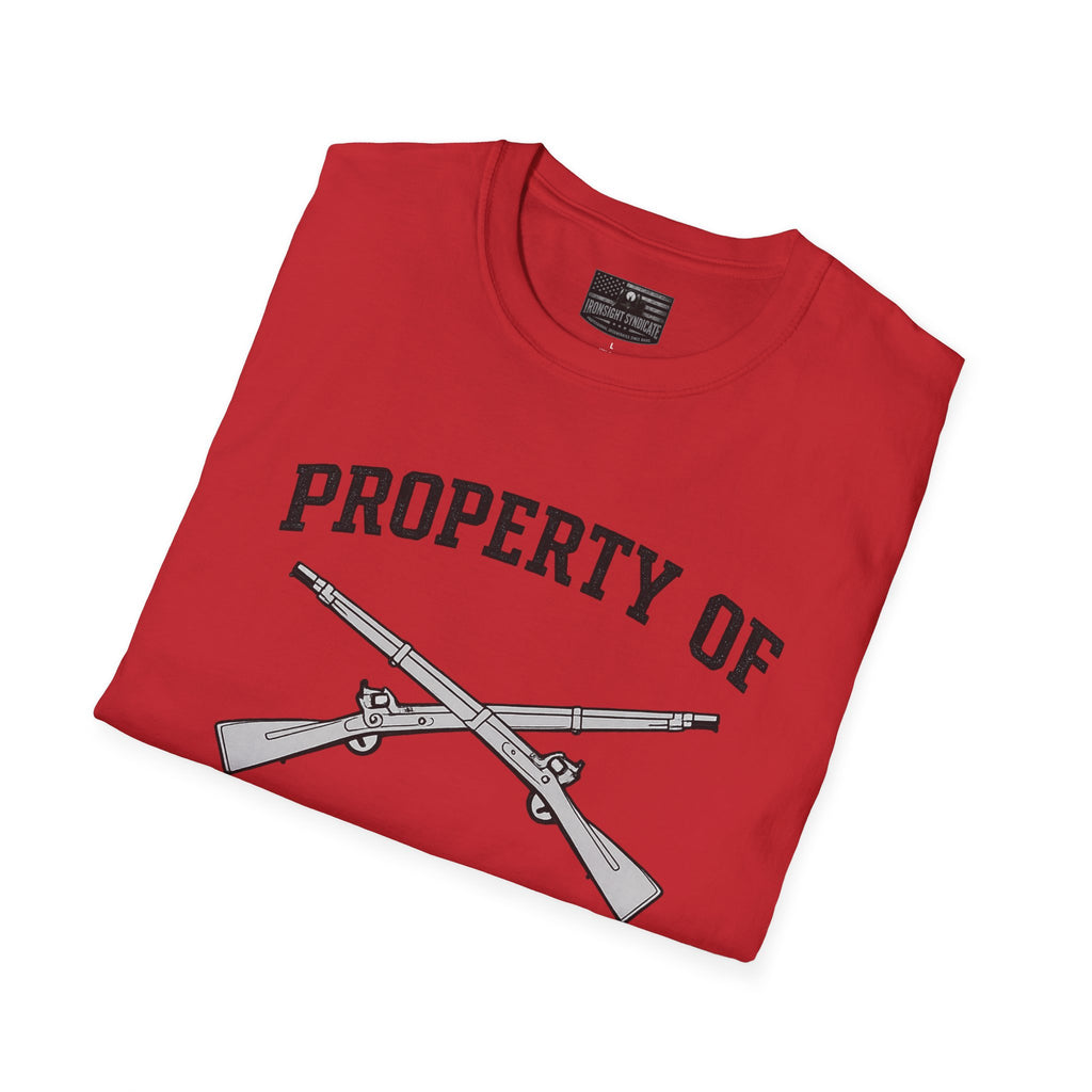 Fort Benning Athletic Tee  Ironsight Syndicate | Patriotic Military Graphic Tee for Veterans & Patriots, Adult (13 and up), unisex