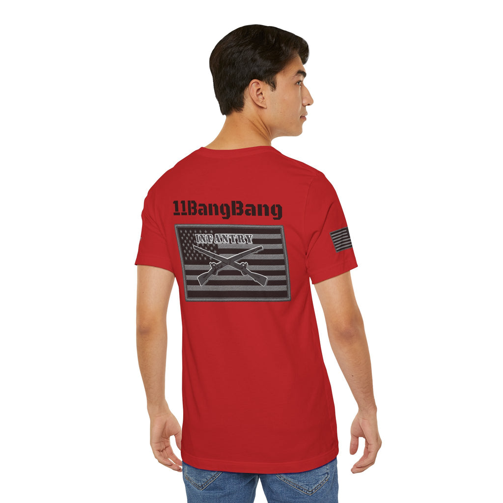 11BangBang Infantry Inspired Patriotic T-Shirt