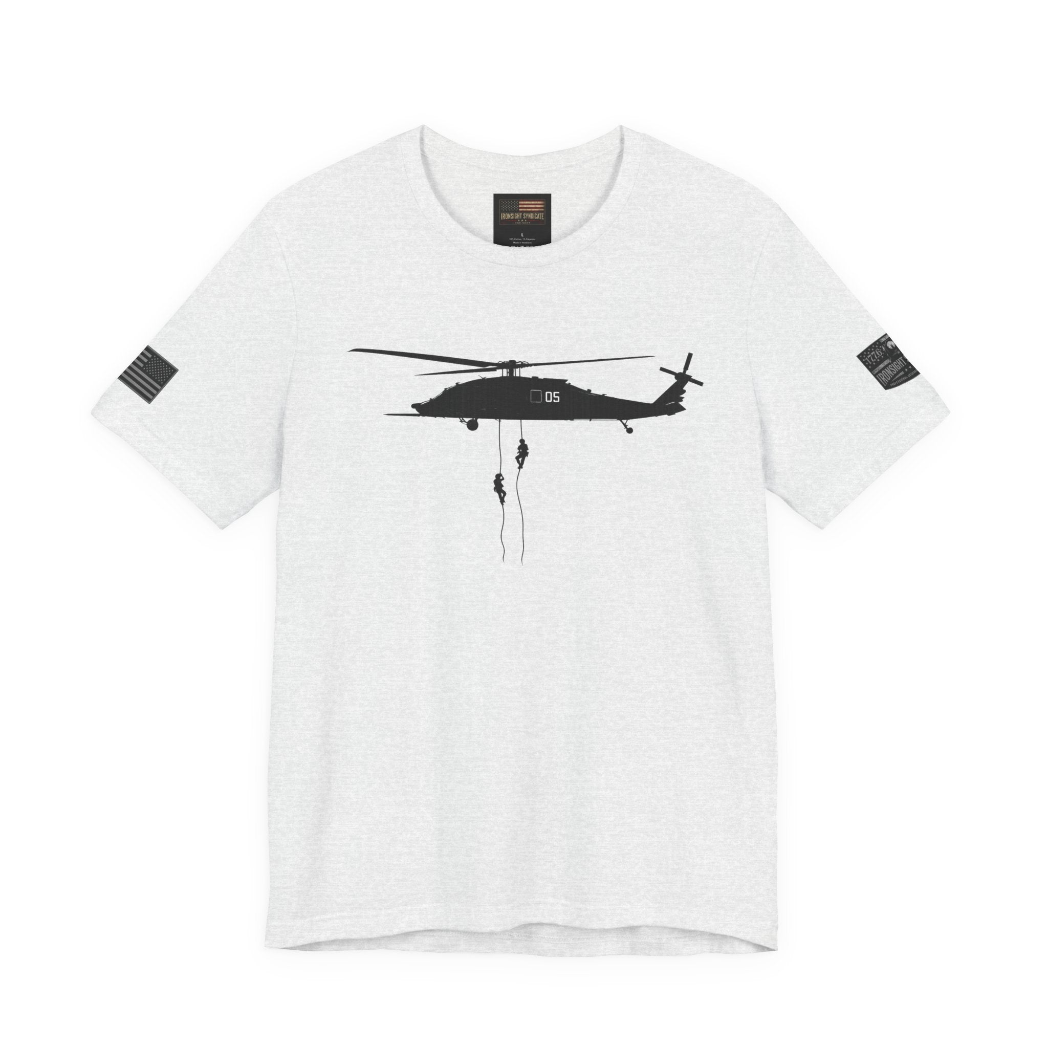 Air Assault Air Mobile Graphic T-Shirt — Ash — Military Veteran Apparel — Ironsight Syndicate