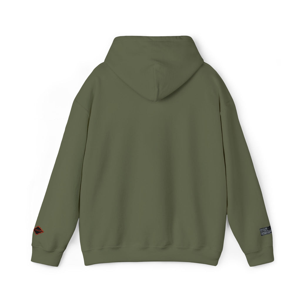 Vintage Army Ranger Embroidered Hooded Sweatshirt