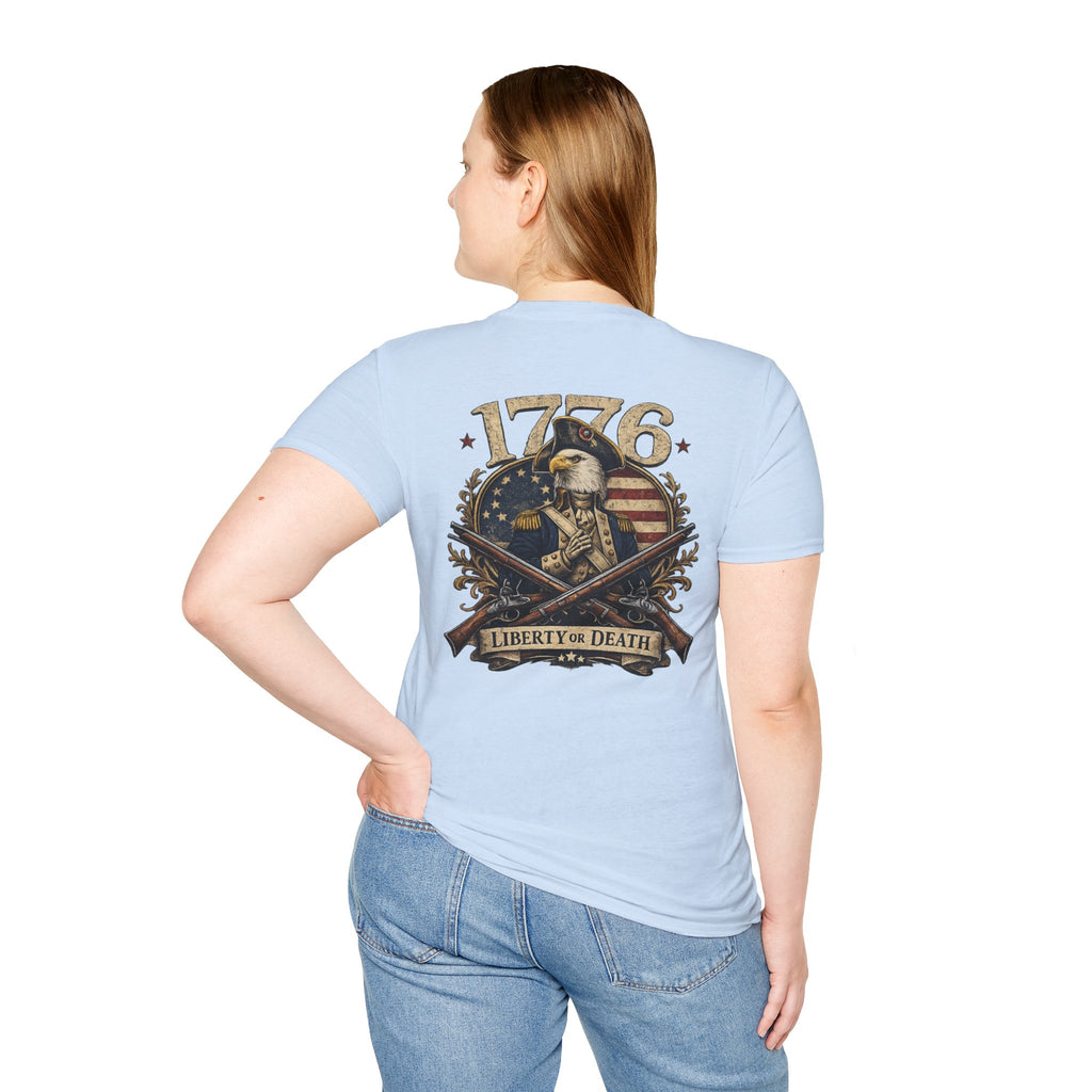 Bald Eagle 1776 Liberty or Death Tee