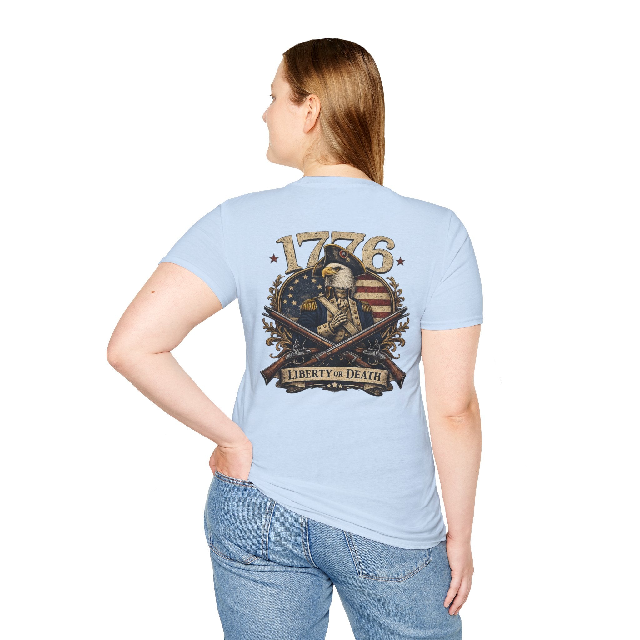 Bald Eagle 1776 Liberty or Death Tee