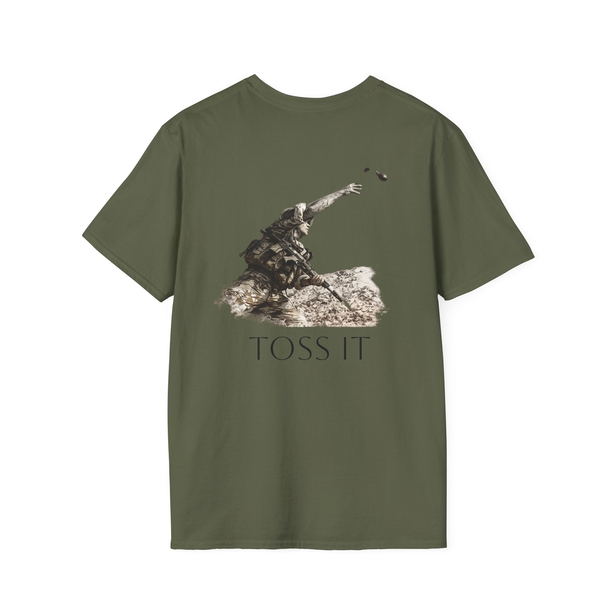 Toss It.  Funny Hand Grenade Tee