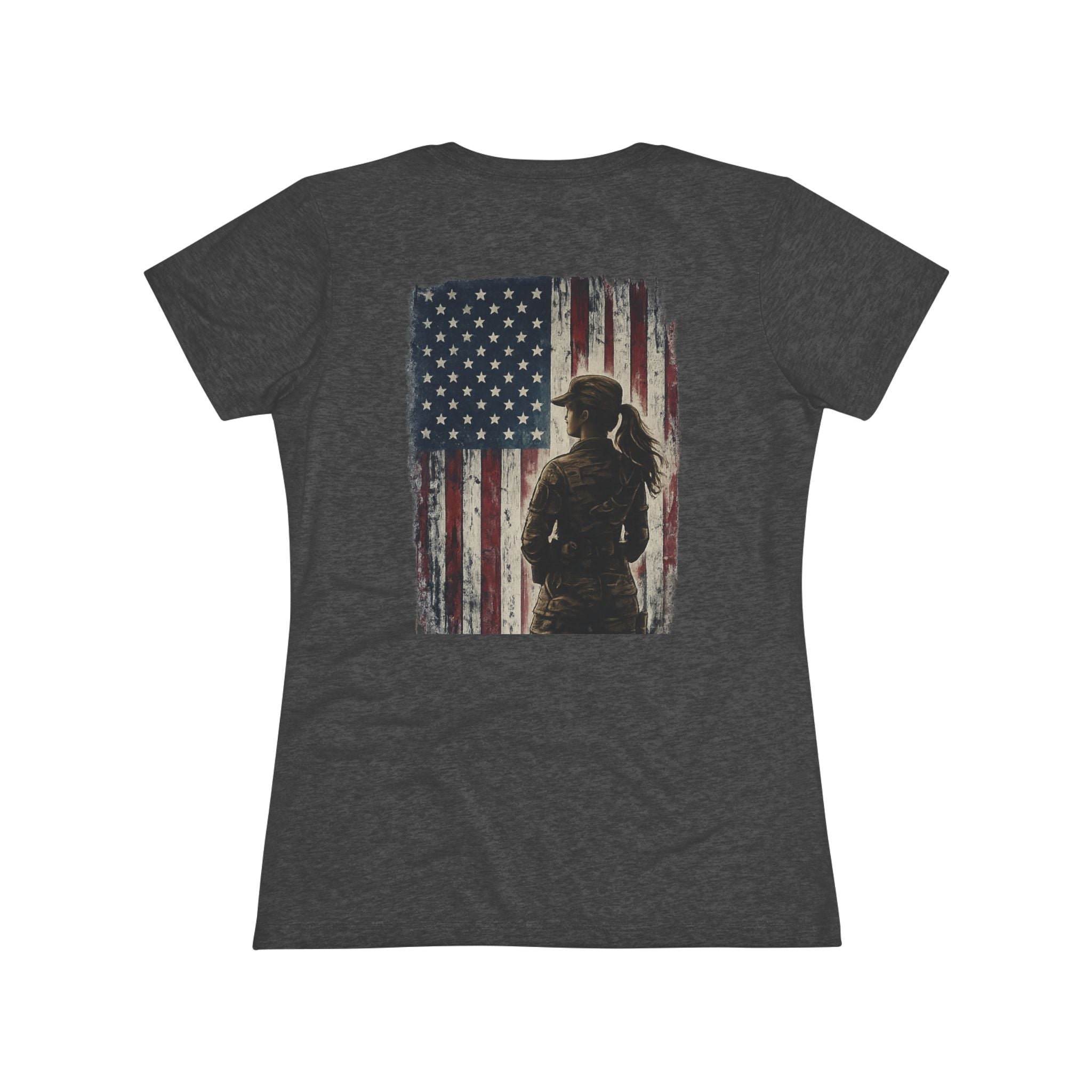American Spirit - Women's Patriotic Military T-Shirt | Ironsight Syndicate