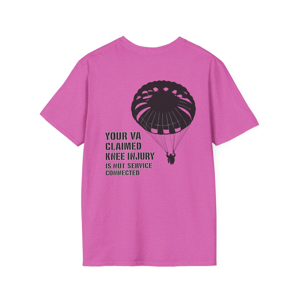 VA Knee injury claim is not service connected T-Shirt | Ironsight Syndicate