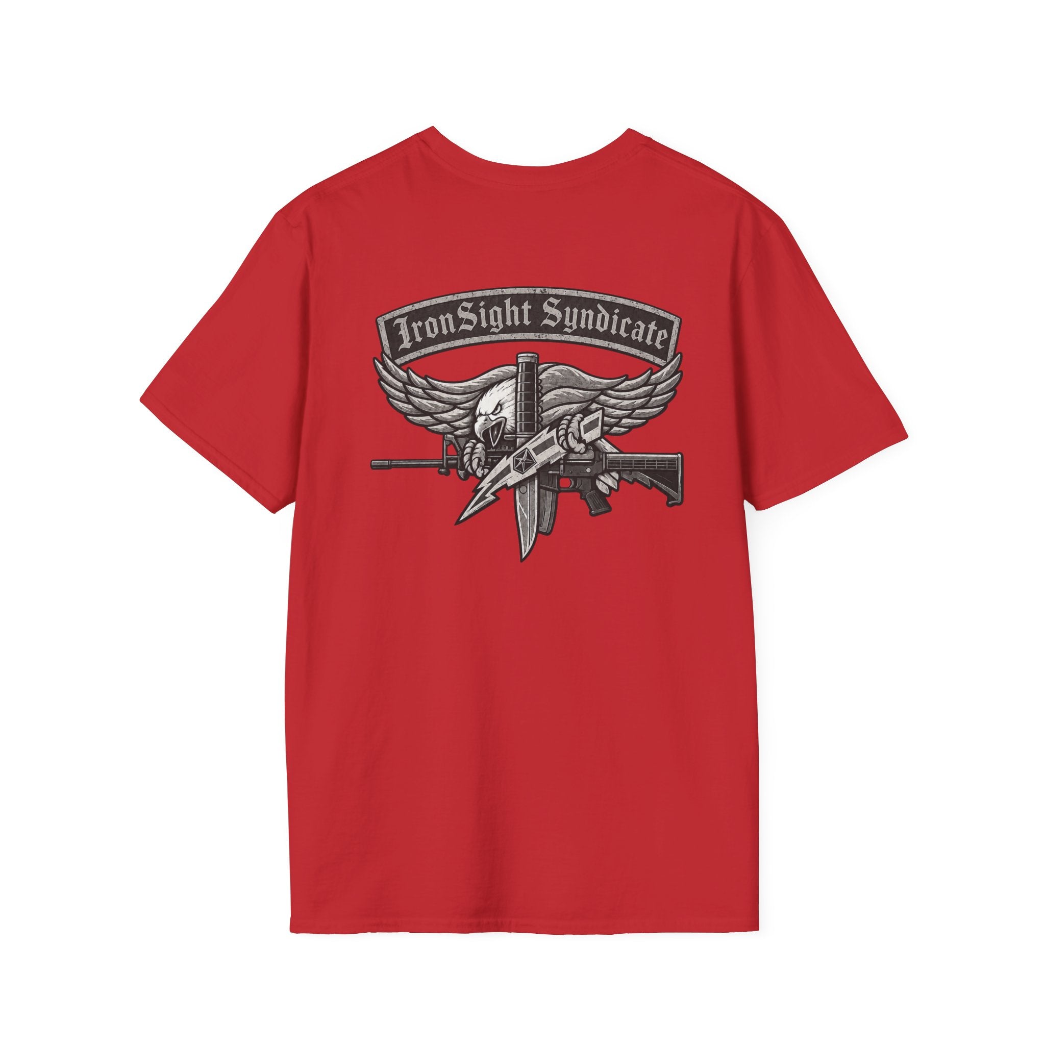 SWAT Eagle T-Shirt — "IronSight Syndicate"  T-Shirt | Patriotic Military Graphic Tee for Veterans & Patriots, Adult (13 and up), unisex