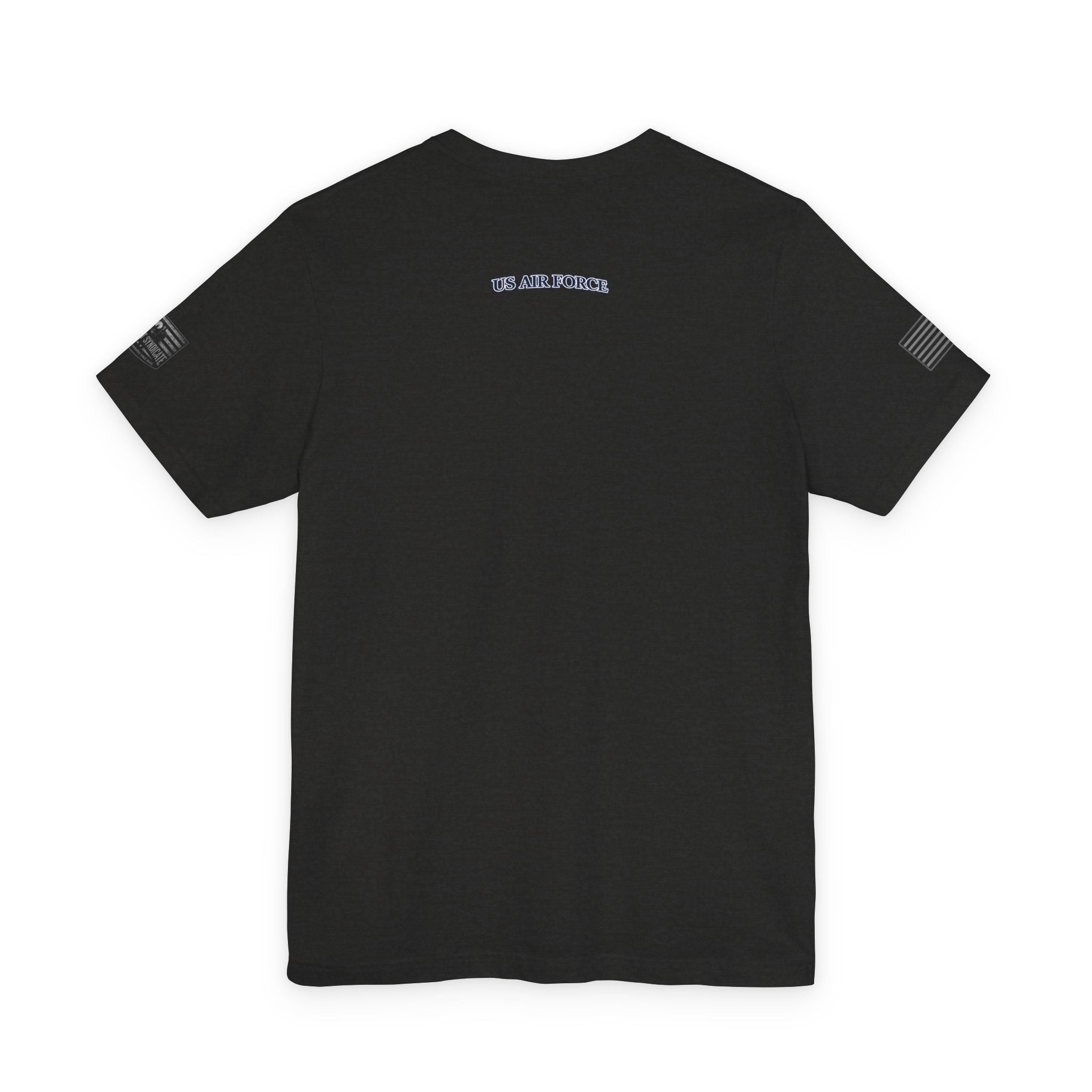 F-22 Raptor USAF Stealth Fighter Jet Graphic Tee - Air Force Pride - Black Heather | Ironsight Syndicate