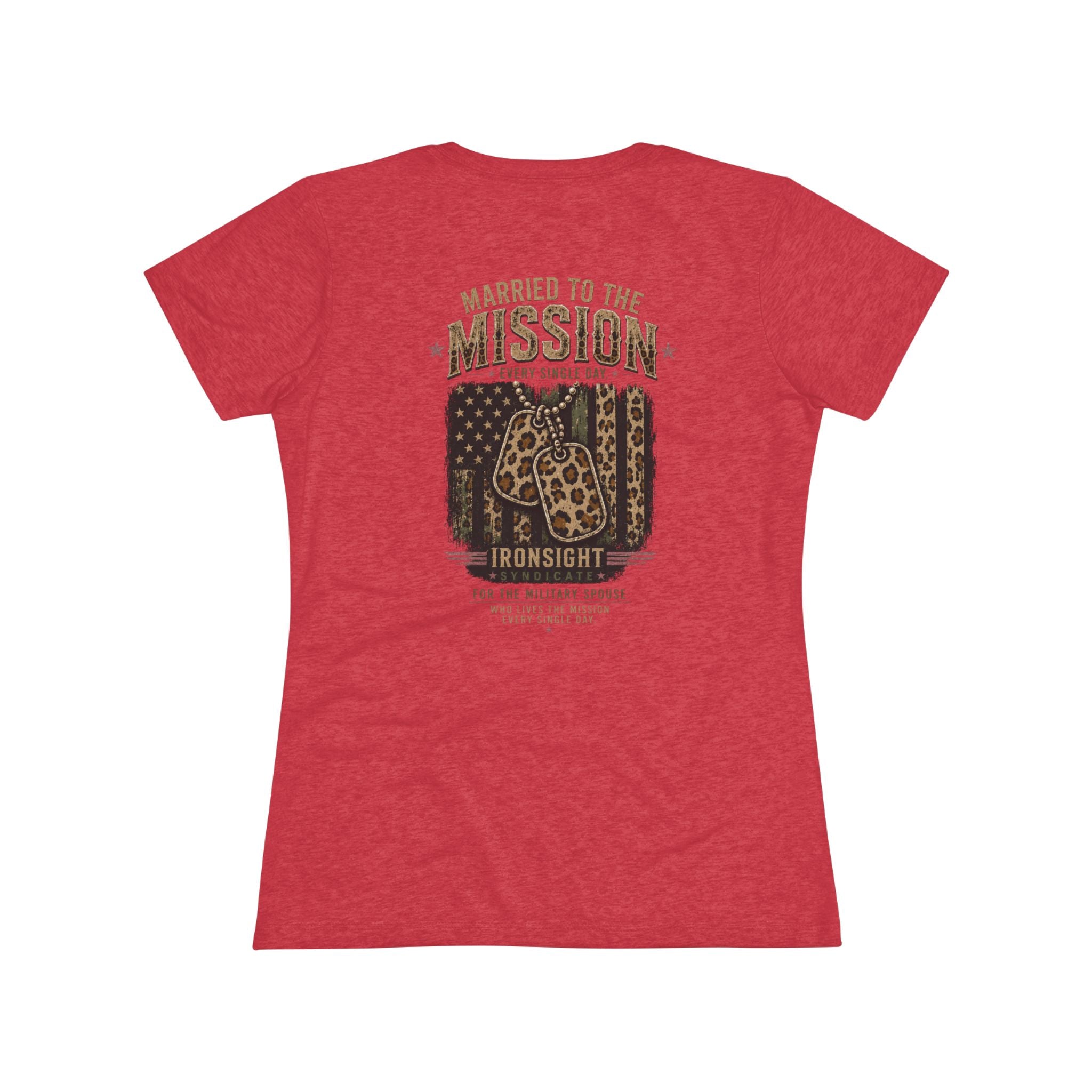 Married to the Mission Tee — Women's Military Spouse Graphic Shirt