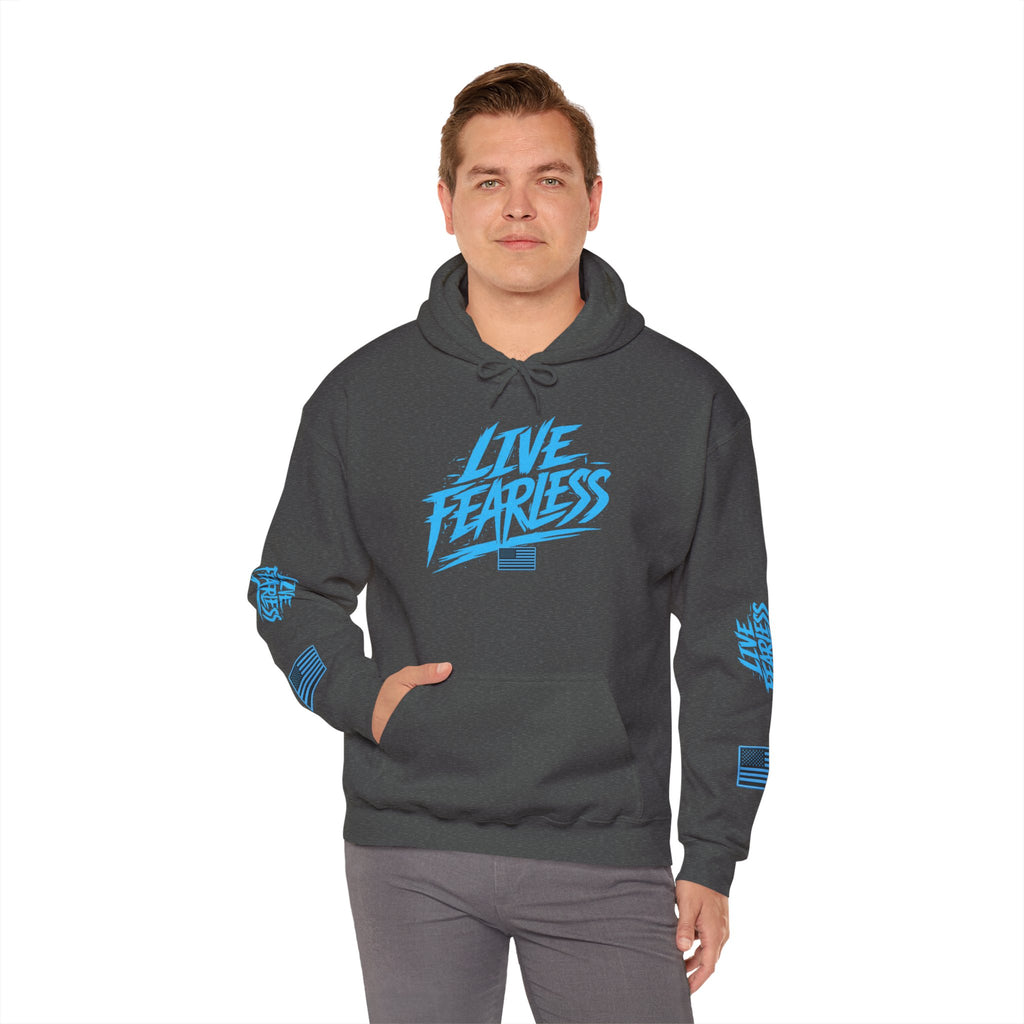 Live Fearless Hoodie | Premium Heavy Weight-Military-Inspired Patriotic Hoodie | Ironsight Syndicate