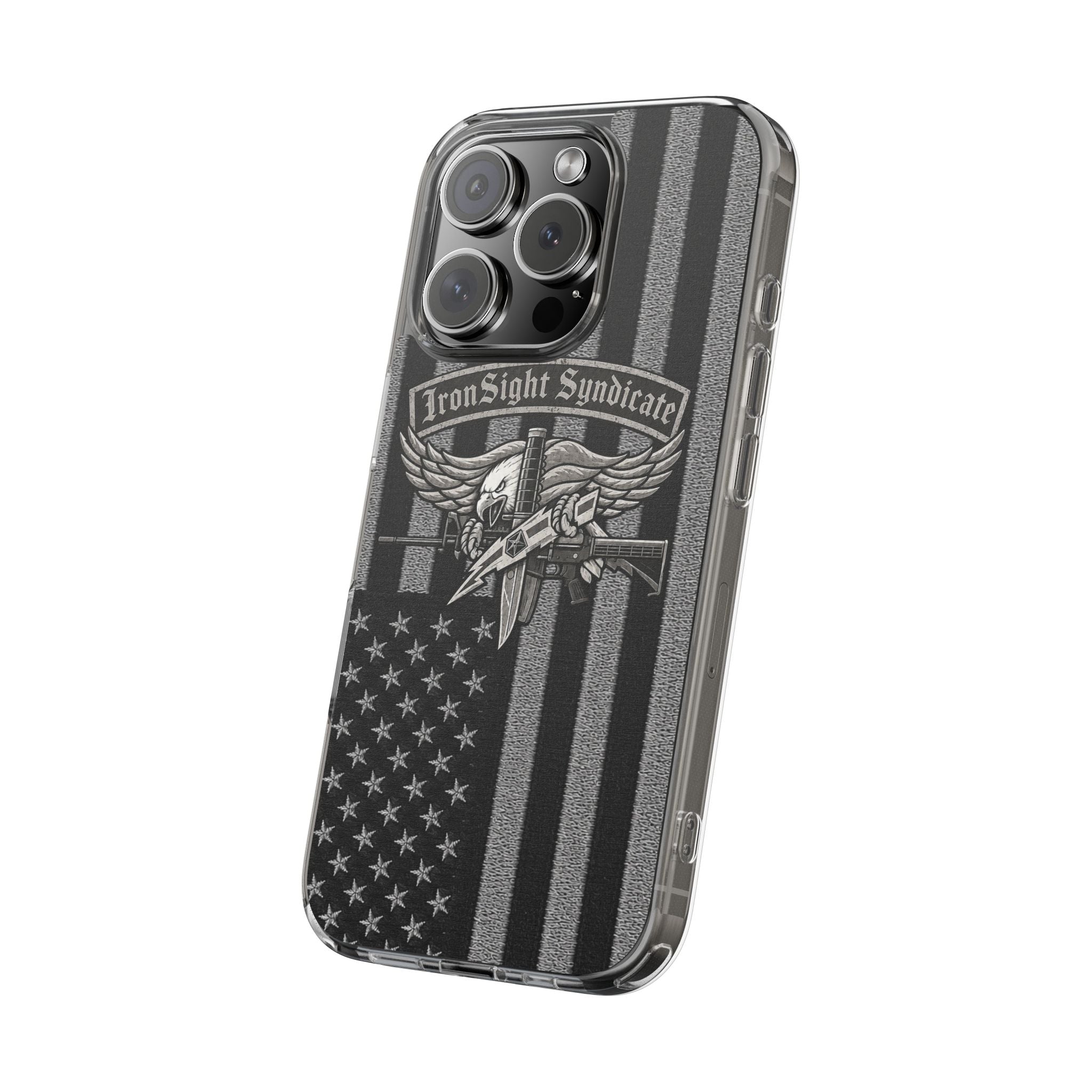SWAT Eagle Clear Impact-Resistant Phone Case