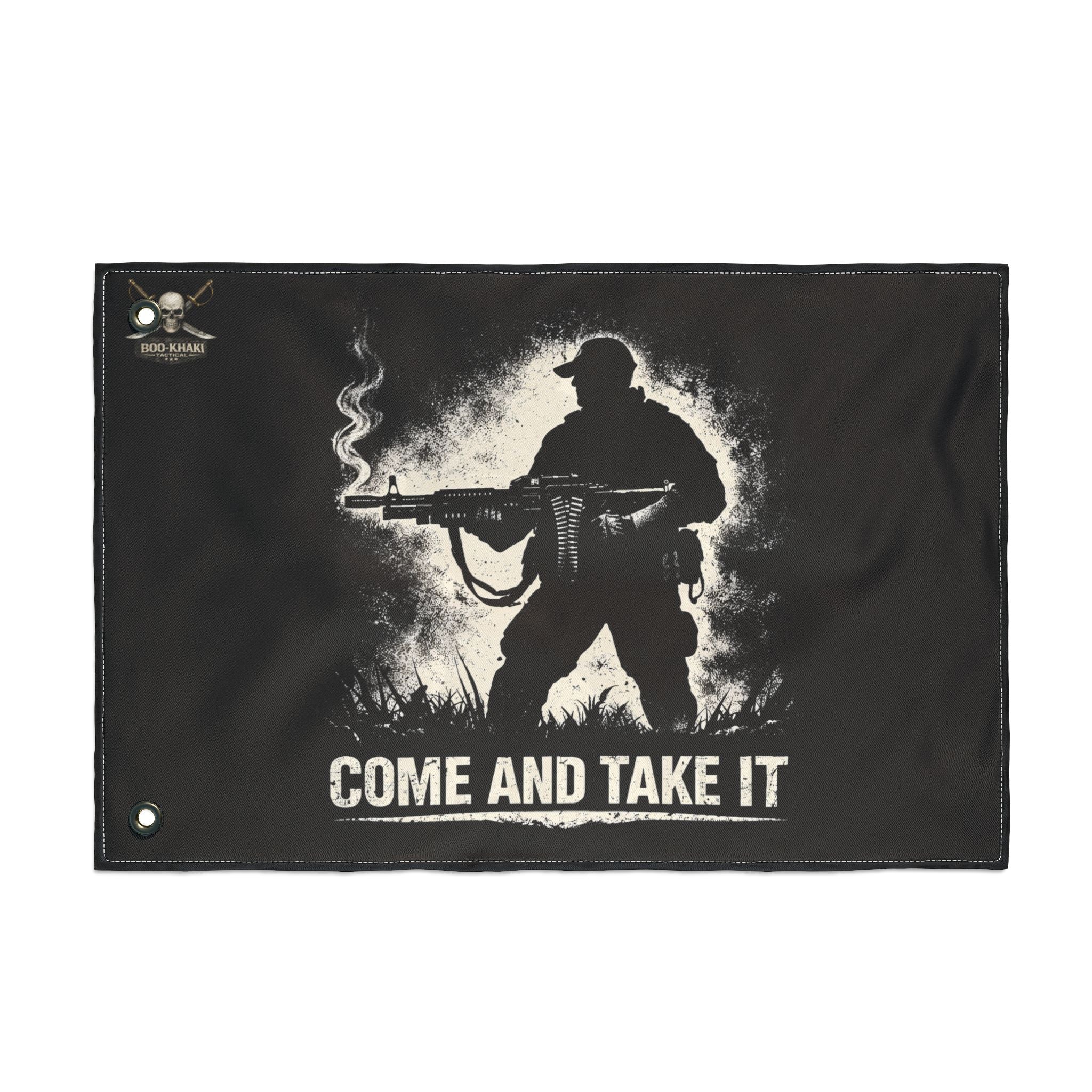 Come and Take It Flag — Double-Sided Military Soldier Banner
