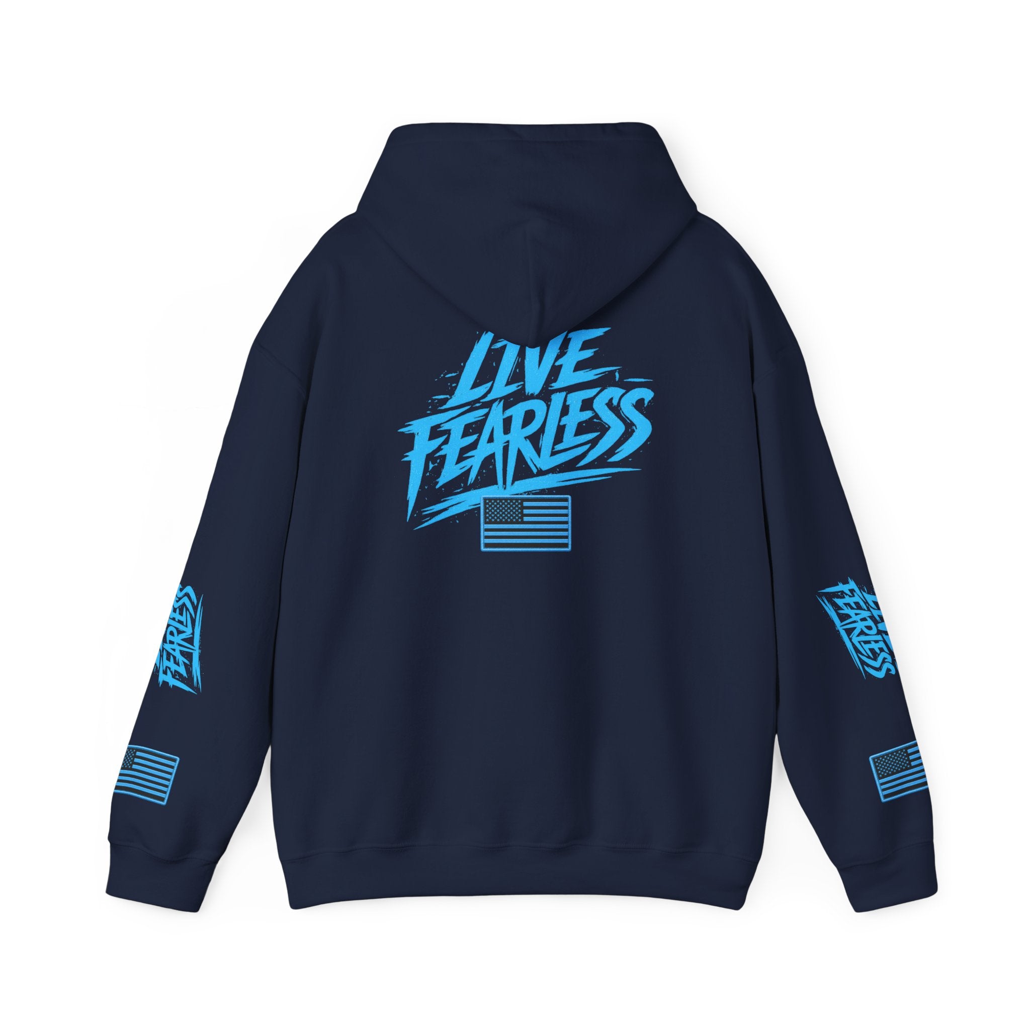 Live Fearless Hoodie | Premium Heavy Weight-Military-Inspired Patriotic Hoodie | Ironsight Syndicate