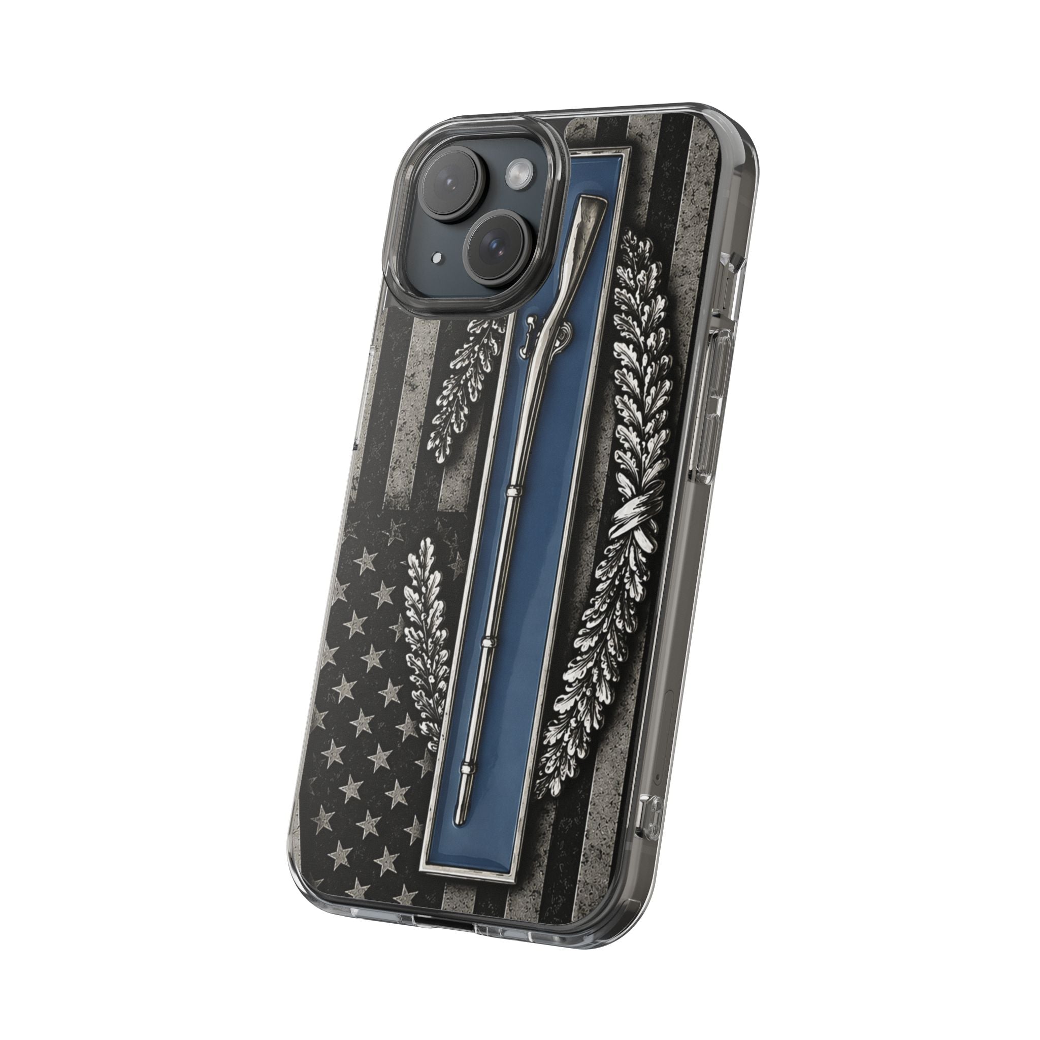 Combat Infantryman Badge Clear Impact-Resistant Phone Case