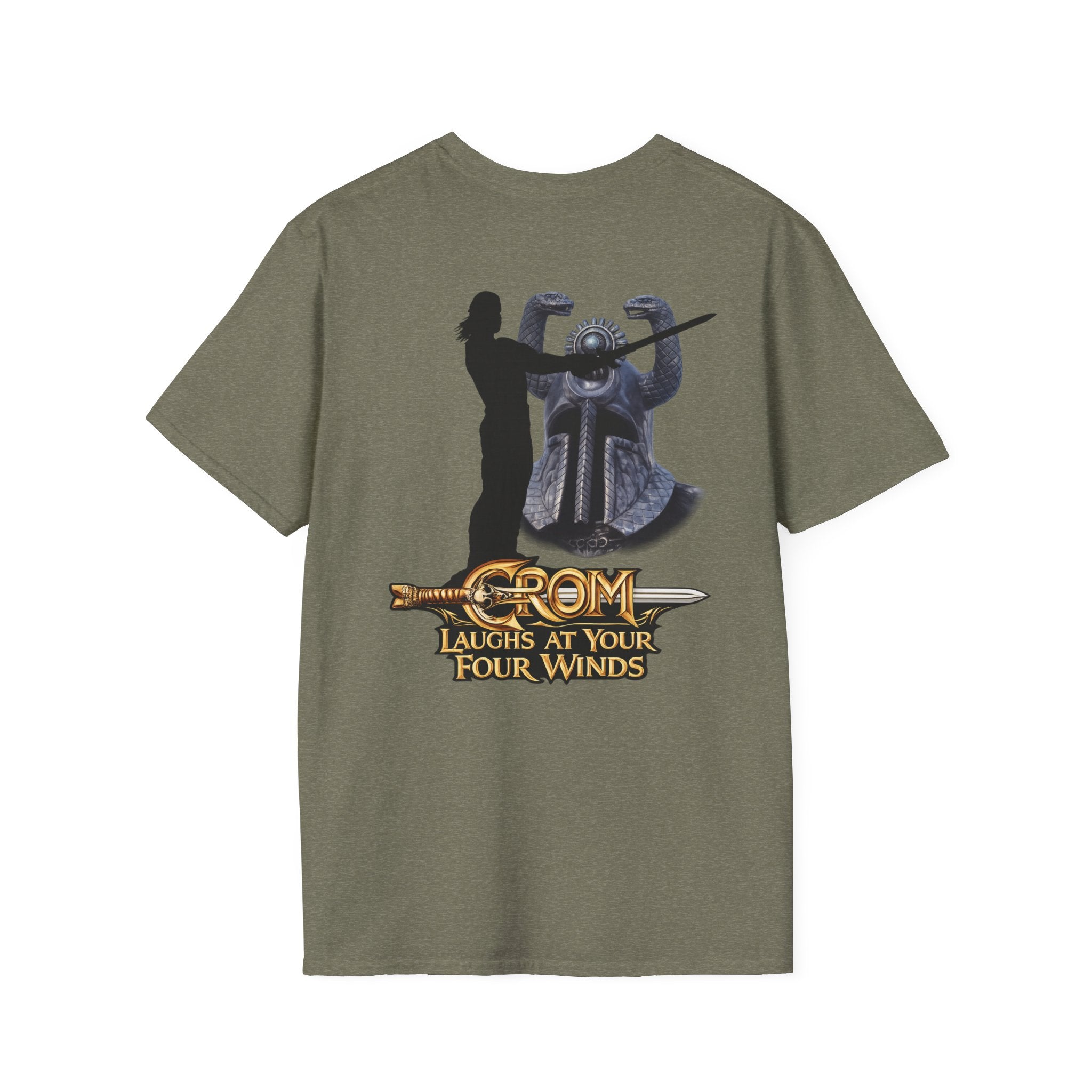 Crom Laughs at Your Four Winds- Conan the Barbarian Inspired T-shirt