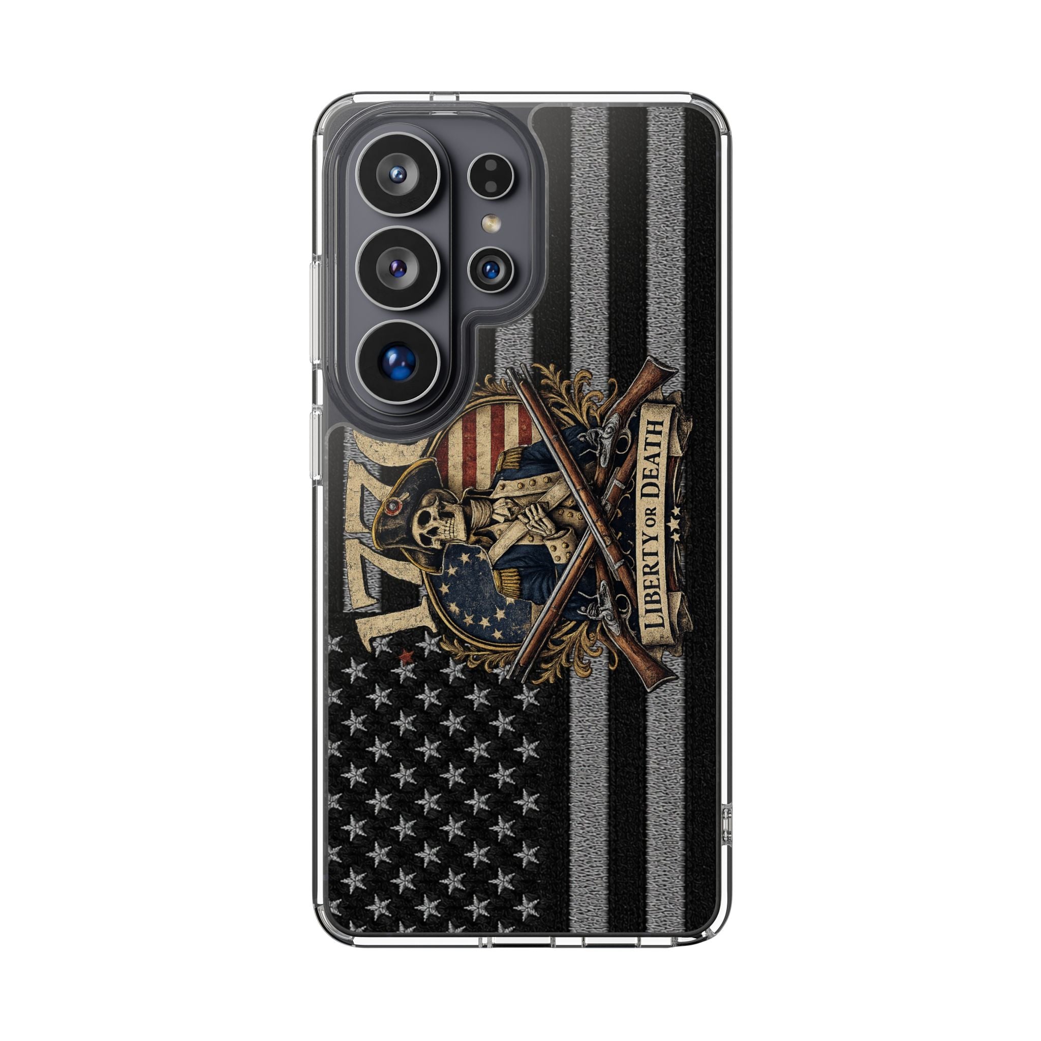 1776 commemorative Clear Impact-Resistant Phone Case