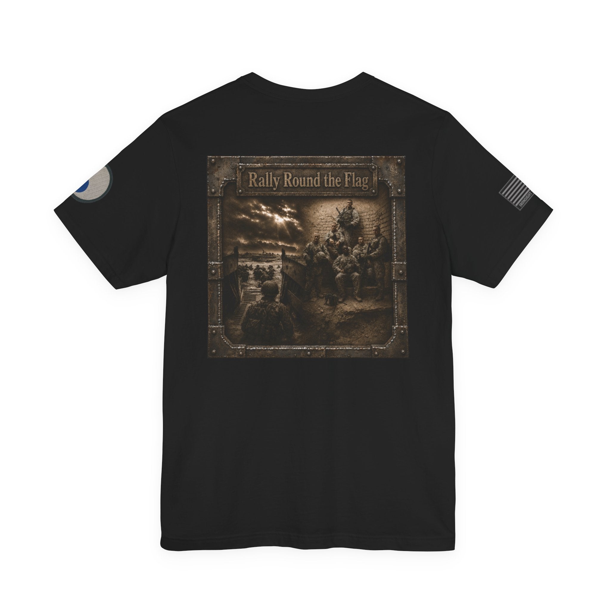 29th Infantry Division 1-115th Infantry Regiment T-Shirt | Patriotic Military Graphic Tee for Veterans & Patriots, Adult (13 and up), unisex