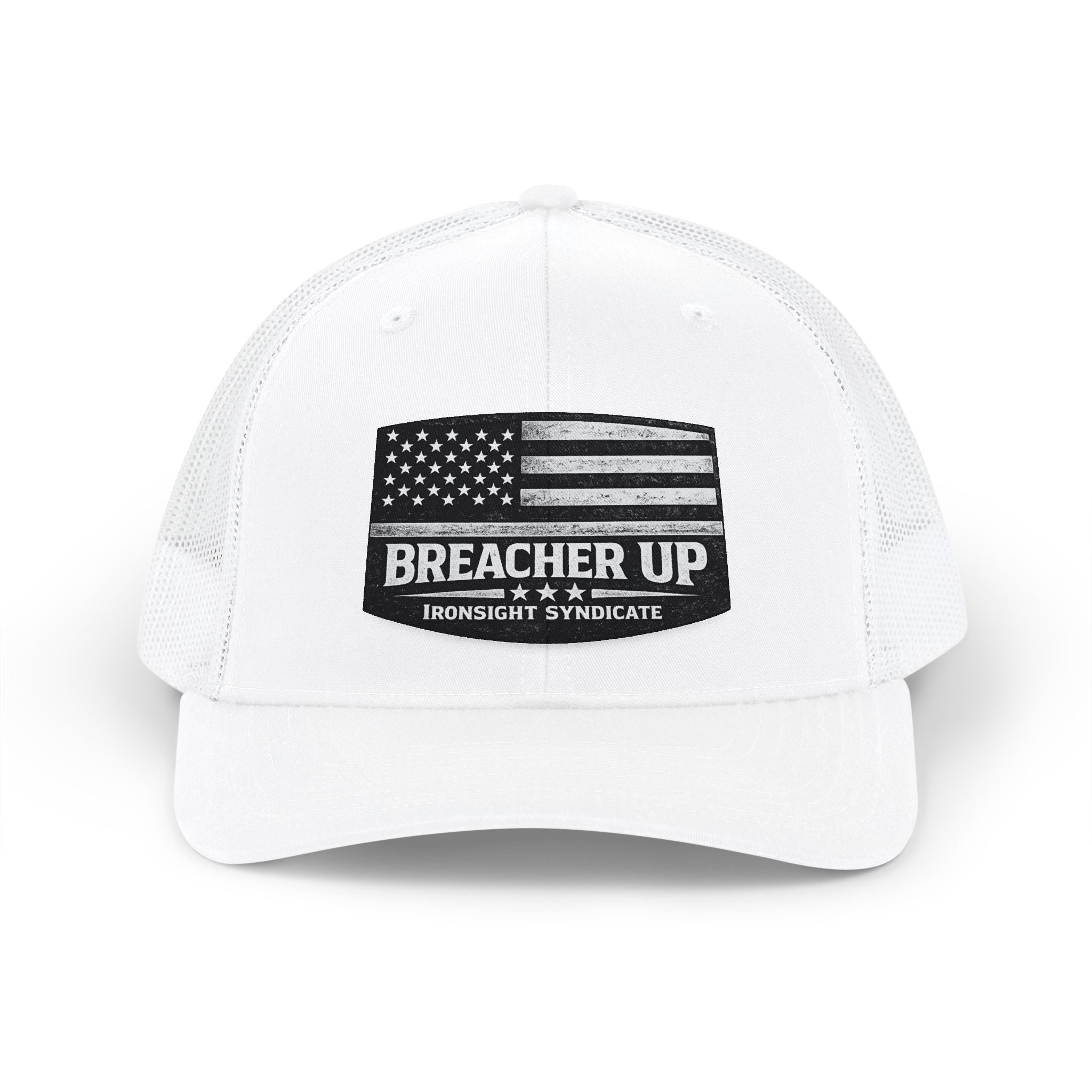Breacher Up Trucker Cap — American Flag Tactical Snapback Hat